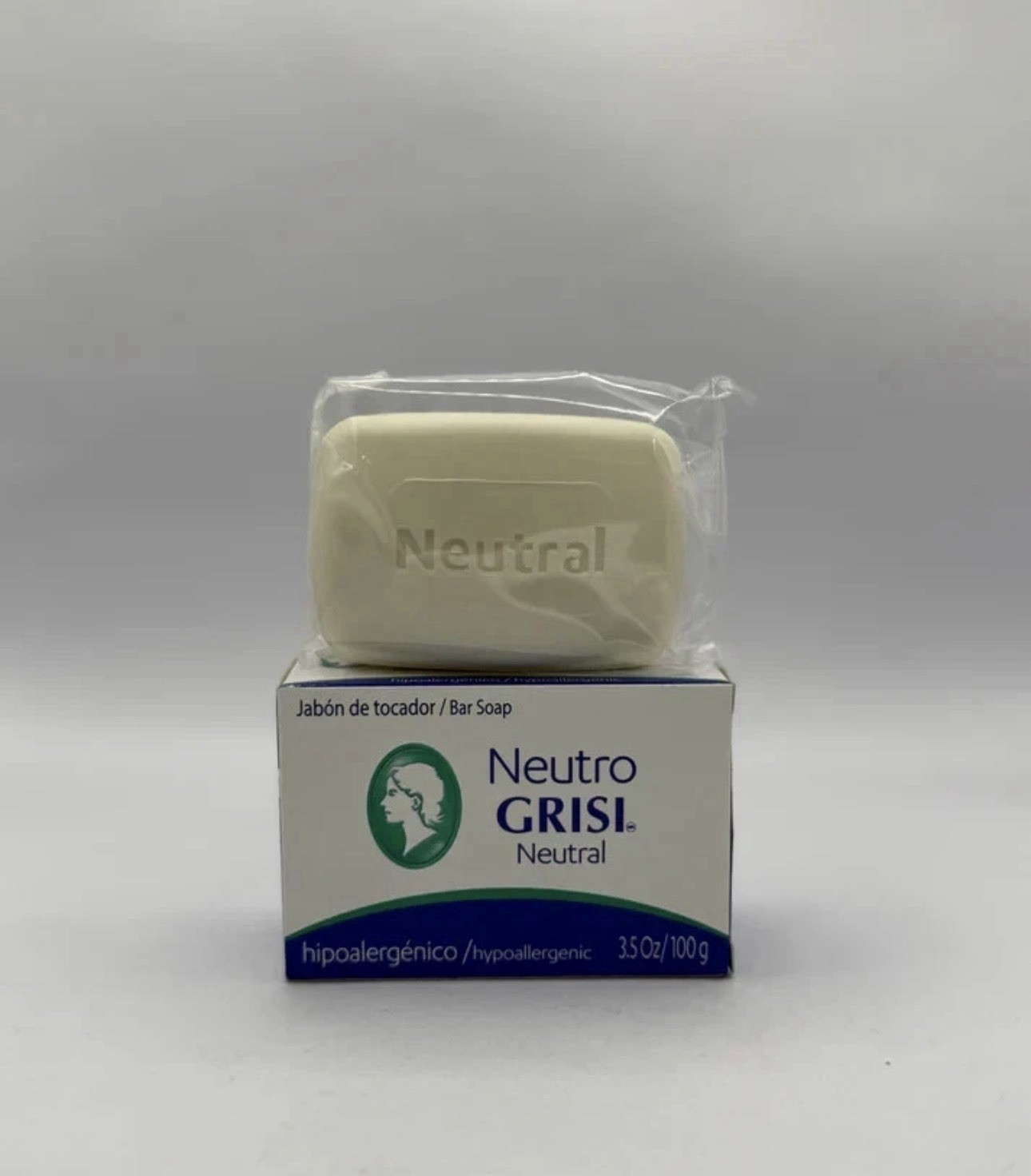 6 Pack Neutral Soap, Jabon Neutro, Grisi 3.5 Oz. X 6 Units