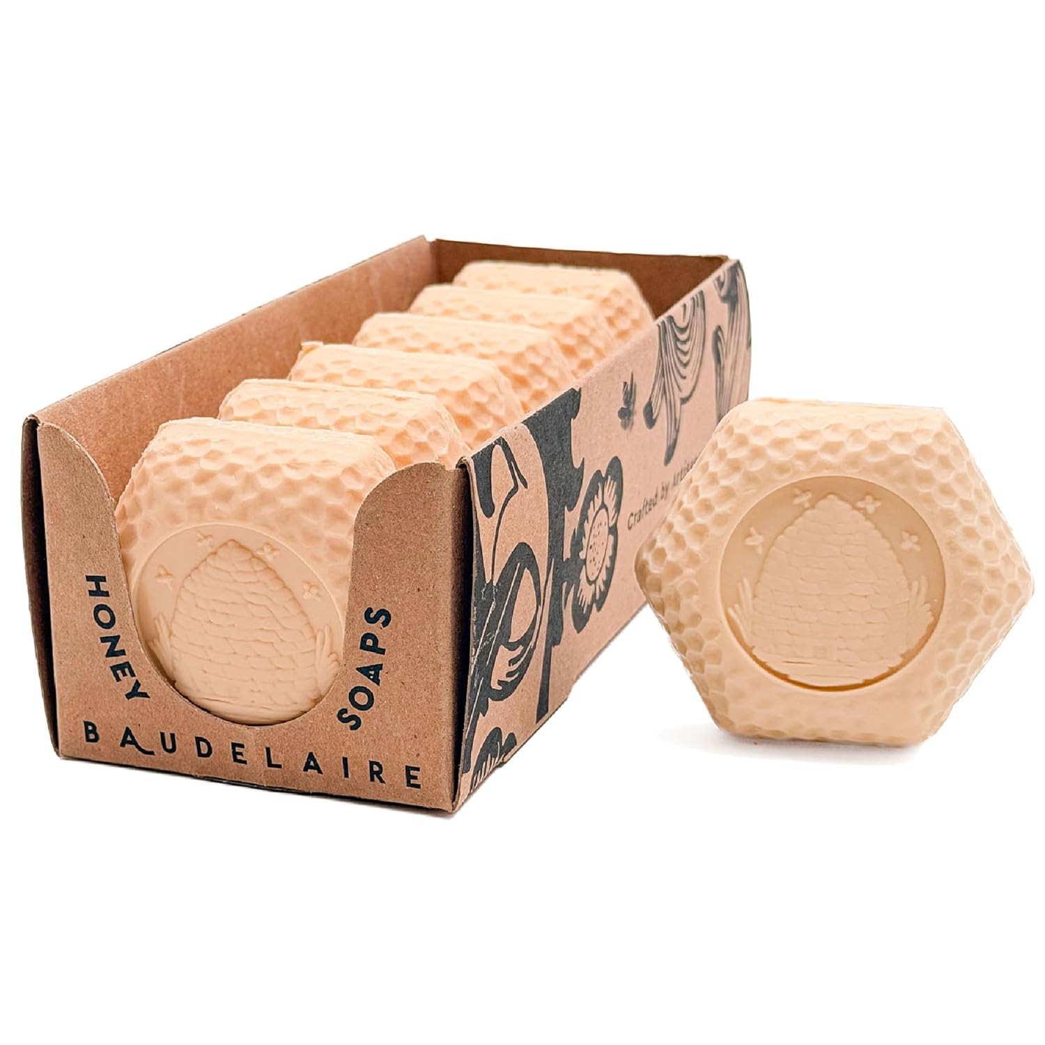 Royal Jelly Honey Soap Set – Luxurious Vegetable-Based Bars with 2% Honey, Hydra