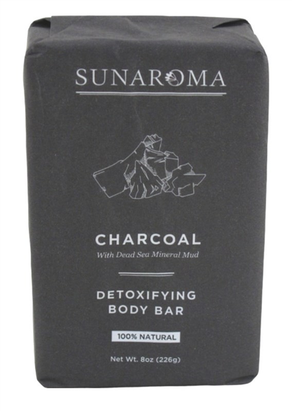 (2 PACK) Sunaroma Soap Bar Charcoal Dead Sea Mineral Mud 8 Ounce