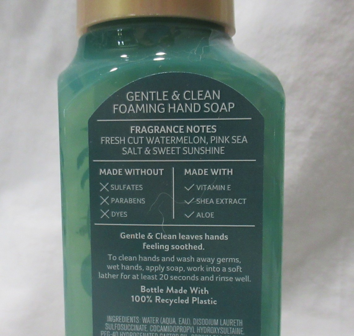 Bath & Body Works Gentle & Clean Foaming Hand Soap Lot Set 2 FRESH WATERMELON