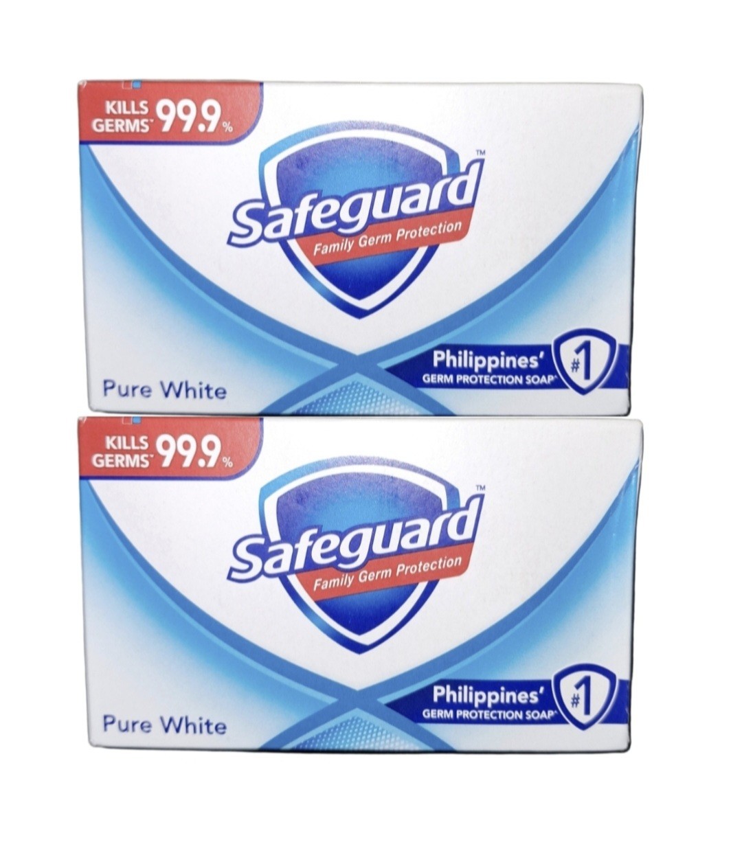 💙 SAFEGUARD 💙 2-BARS 4.4 Oz 🫧 ●FAMILY GERM PROTECTION● 🫧 Pure White Soap 🫧.