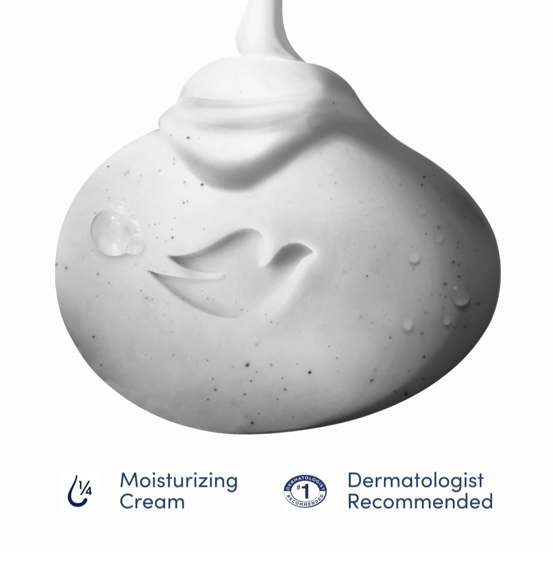 🩶 DOVE (3-BARS) 3.17 Oz. 🪨🫧 ●DEEP EXFOLIATING● Charcoal & Glycerin Bar 🪨🫧.