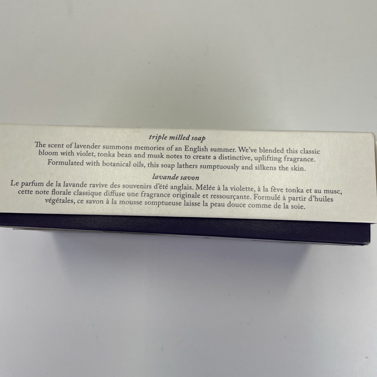 Crabtree & Evelyn Triple Milled Soap 85g, 3 oz ~ Box of 3 / NIB ~ Lavender