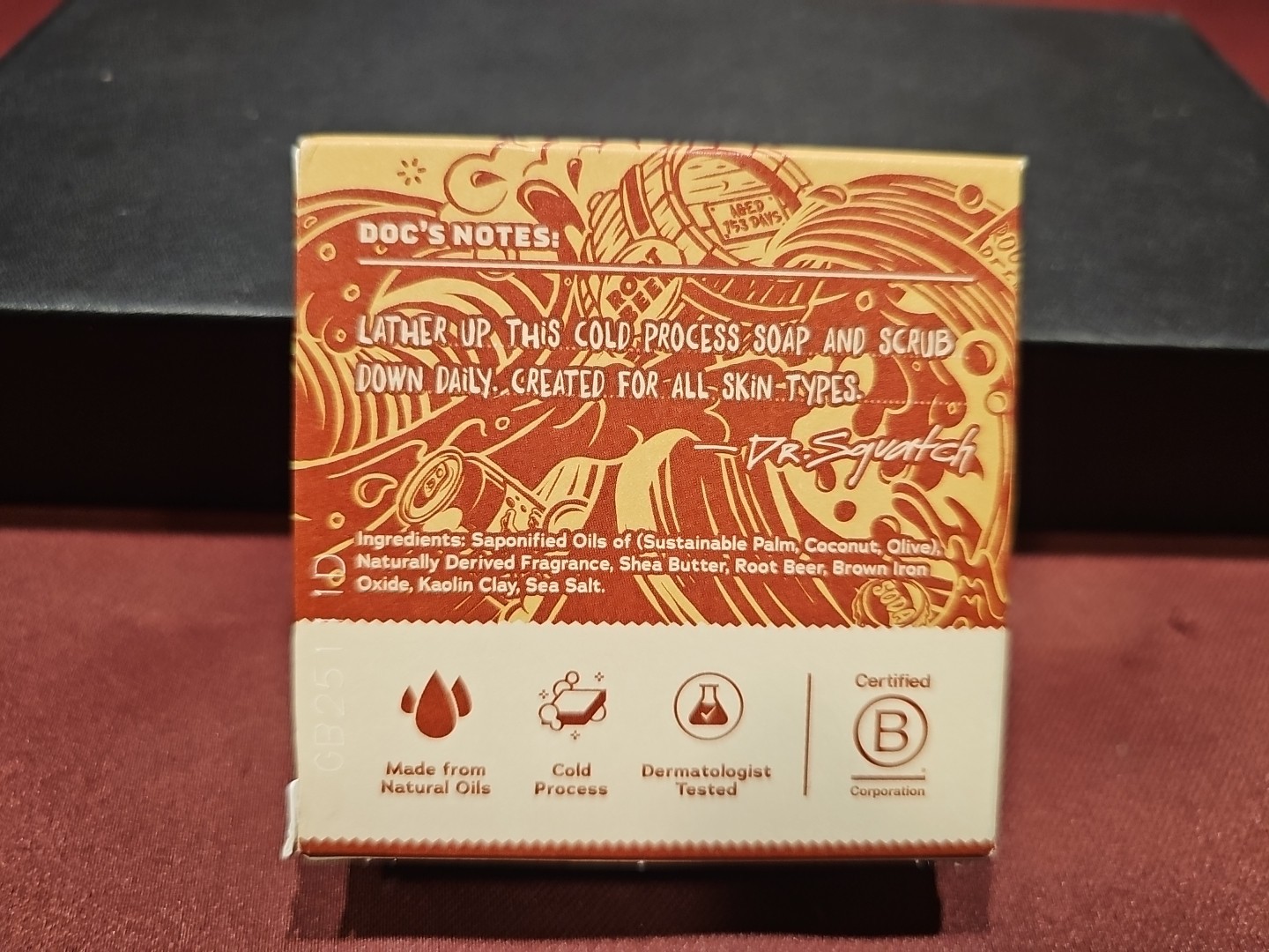 Dr. Squatch Root Beer Bricc Natural Soap 5oz Limited Edition NEW Rootbeer