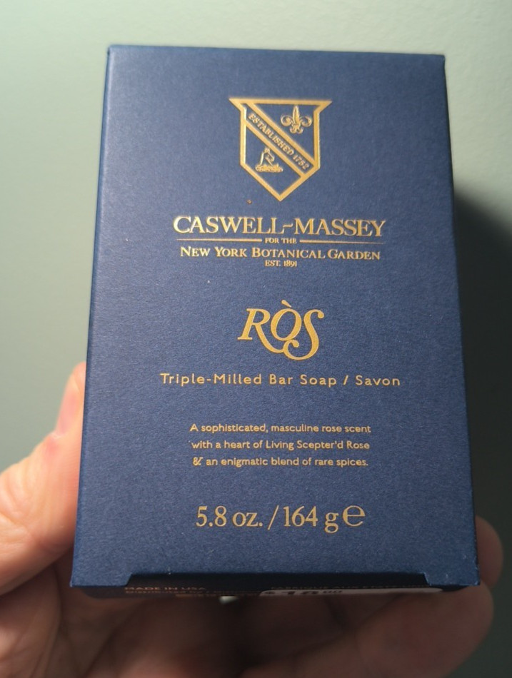 Caswell Massey New York Botanical ROS Triple Milled Single Bar Soap 5.8oz Rose