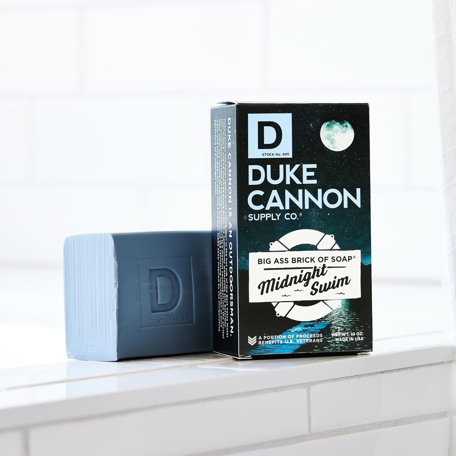 Extra Large 10 oz Men’s Soap – Midnight Swim 3-Pack for Long-Lasting Freshness