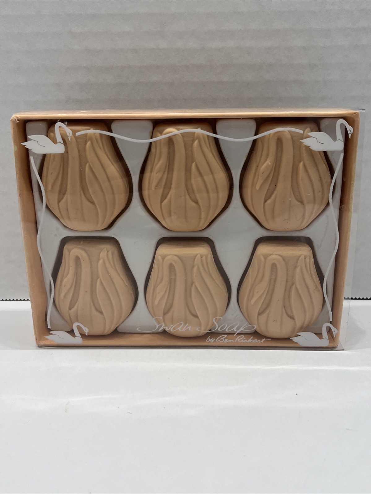 Vintage/Collectible Boxed Set of 6 Swan Soap Bars by Ben Rickert
