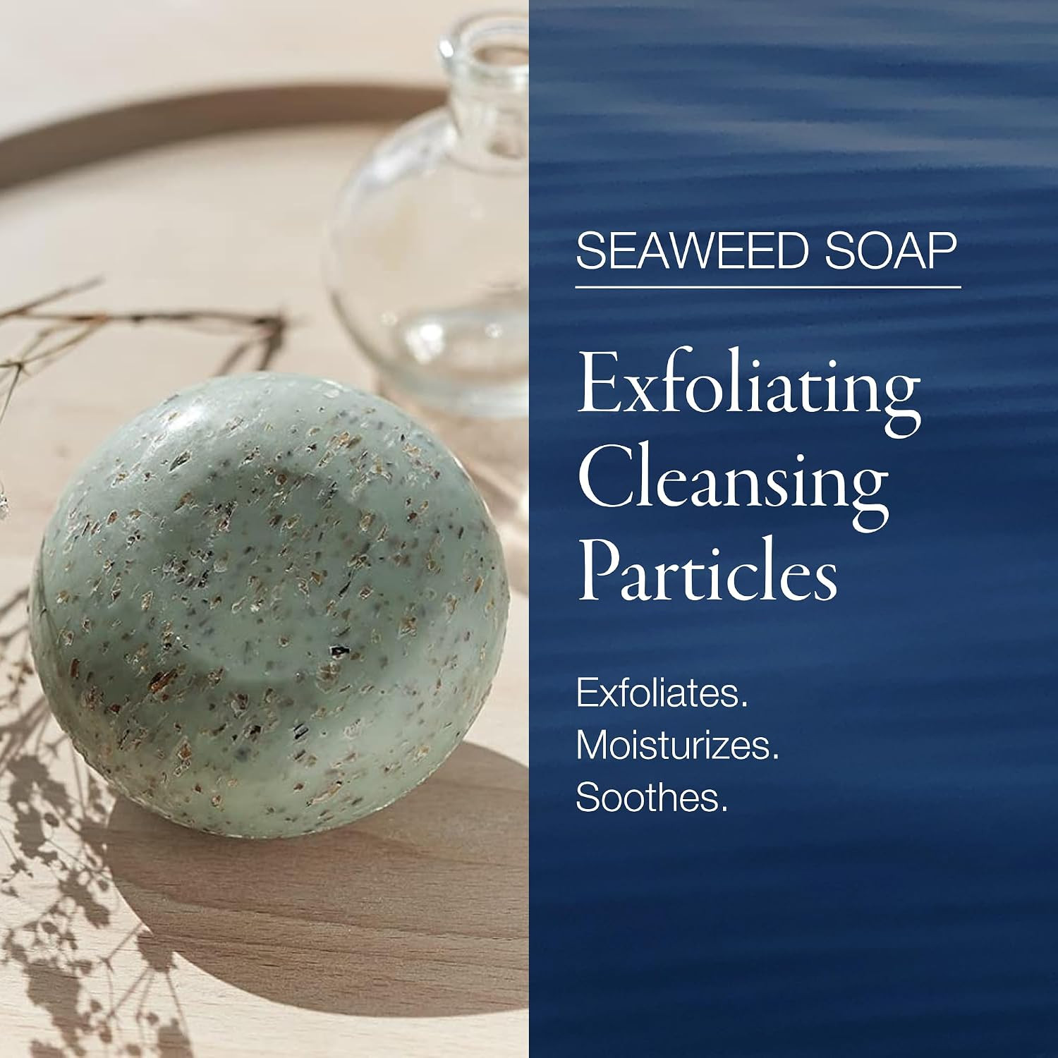 Exfoliating Seaweed Soap Bar for All Skin Types, 150g