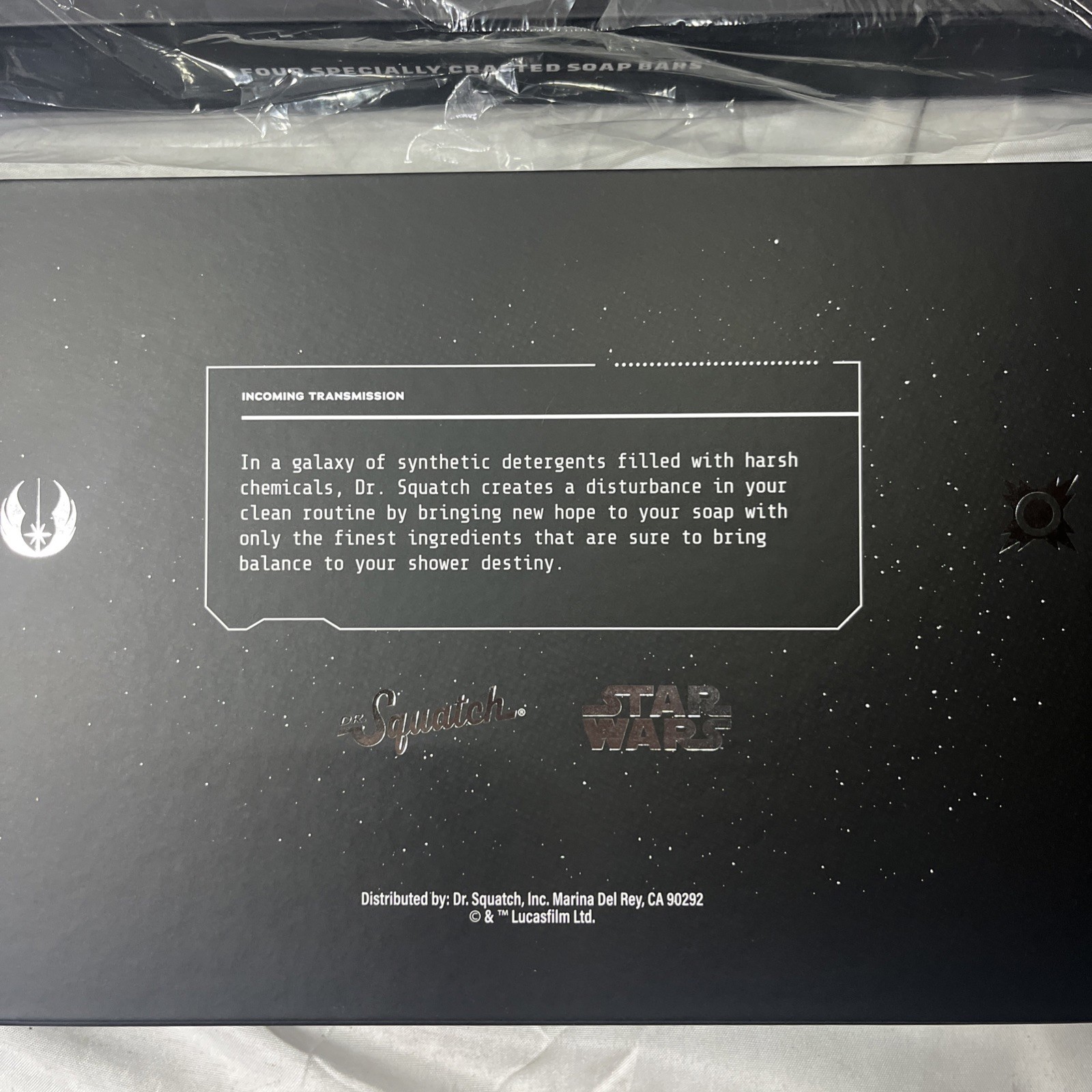 (2) Dr Squatch Star Wars Soap Set 4 Bars Collector’s Edition Limited Edition x2