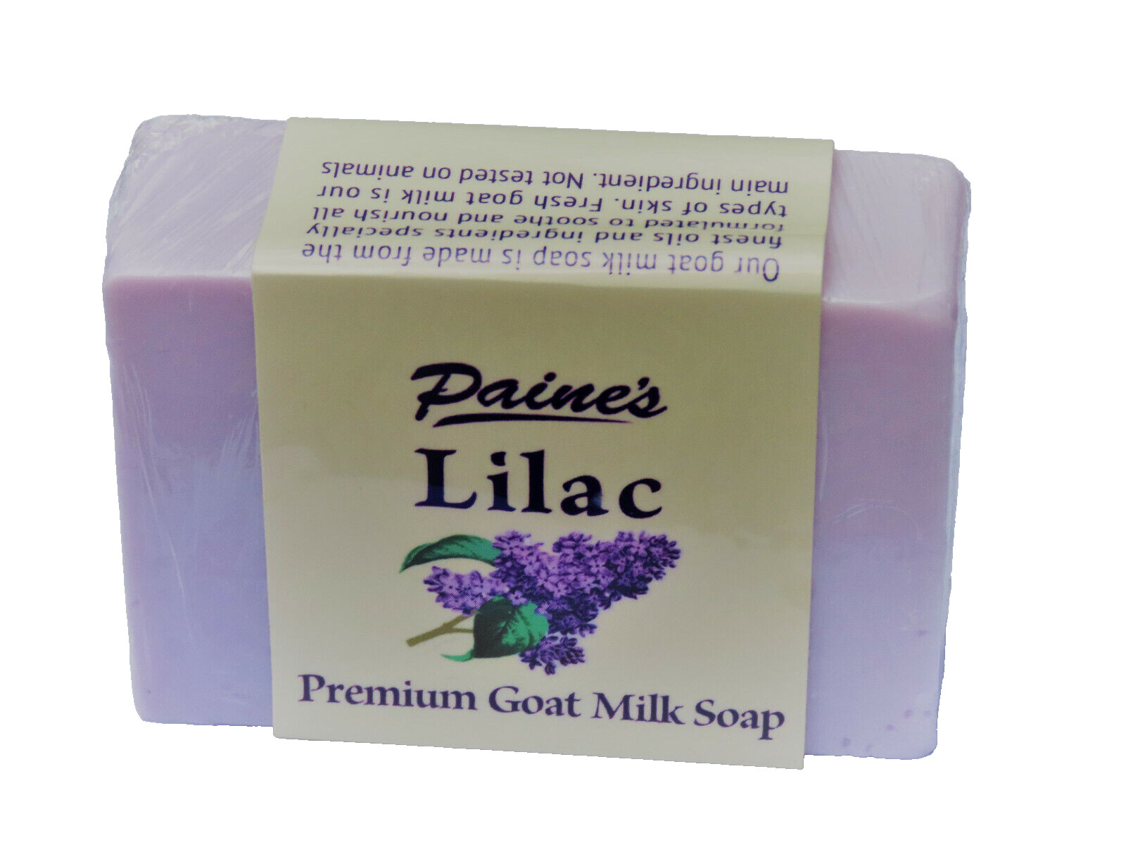 Paine’s LILAC Premium Goat Milk Soap 4.5 oz bar fresh Maine made all natural