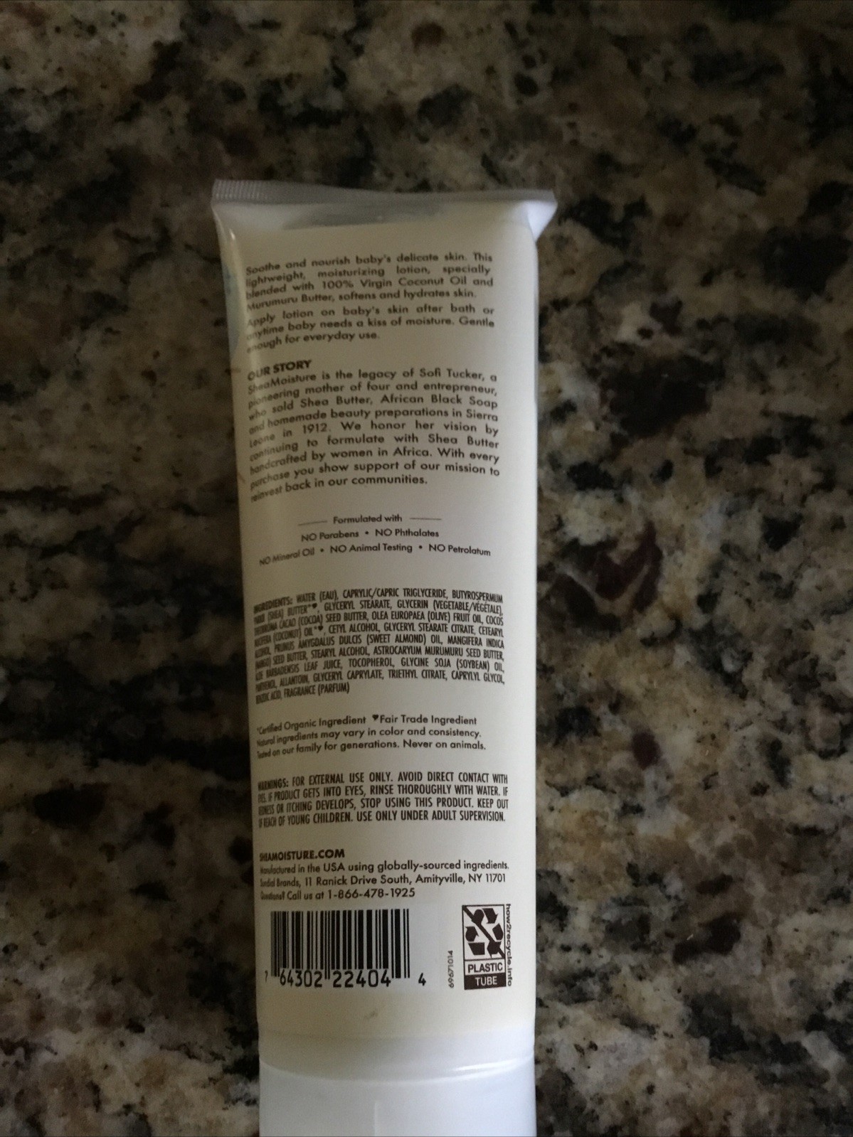 SheaMoisture Baby Lotion 100% Virgin Coconut Oil for 8 Fl Oz (Pack of 1)