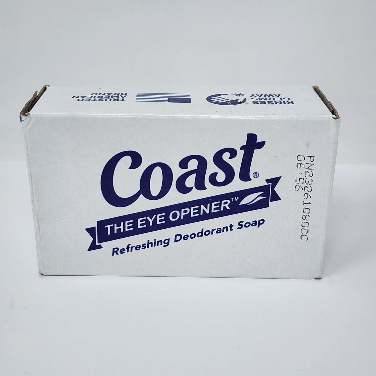 Coast Deodorant Soap Bar Fresh Scent 4.12 oz Bars Eye Opener (8 Pack)