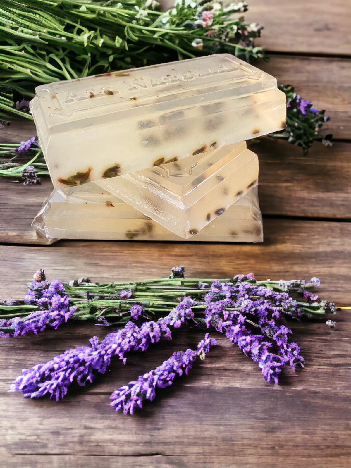 Lavender Artisan Soap with Vitamin E, 3.5 oz -4 oz