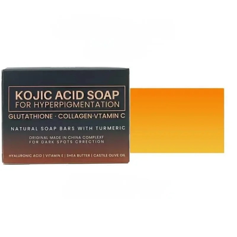 Kojic Acid Dark Spot Remover Whitening Soap Bars with Vitamin C Retinol Collagen