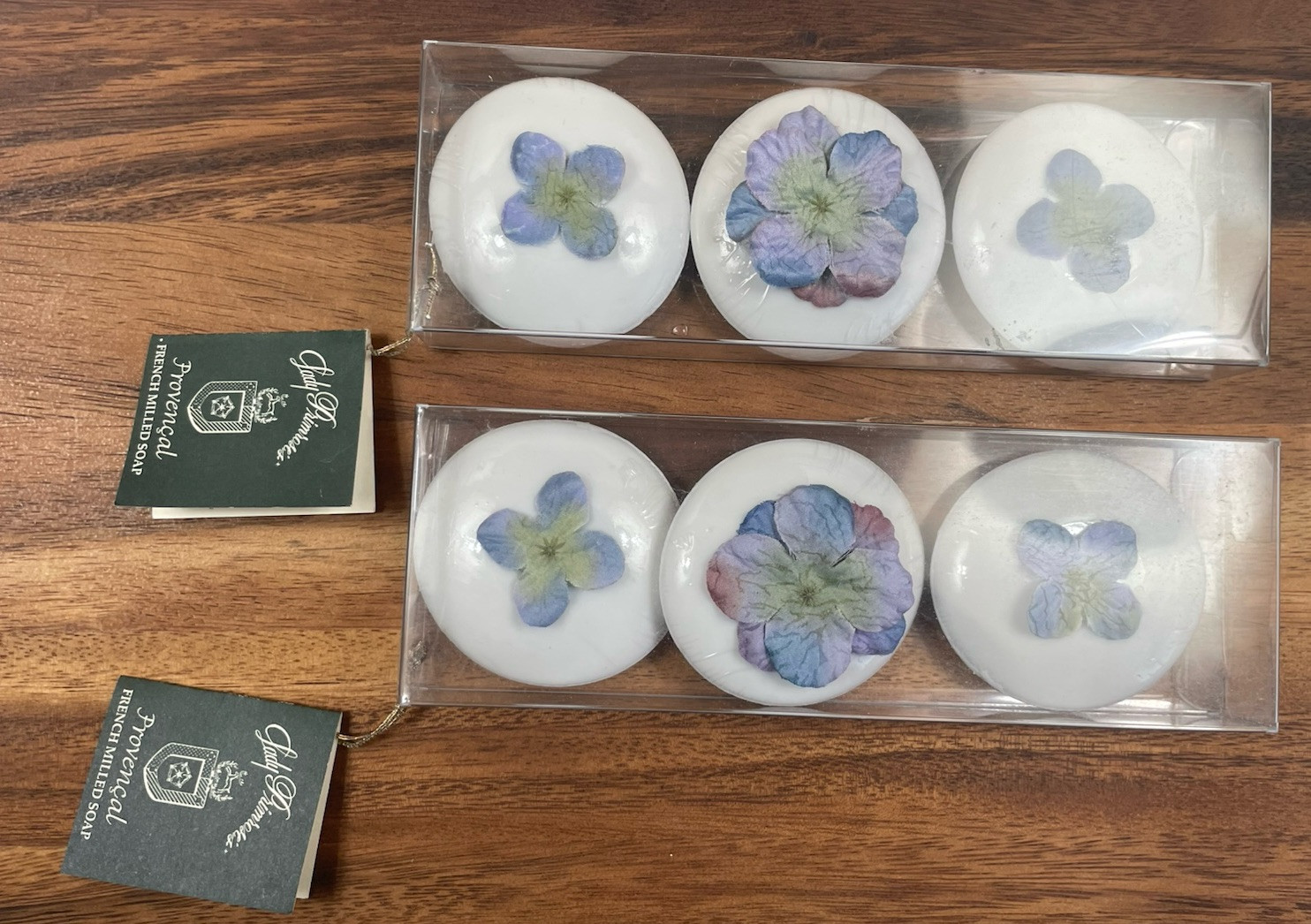 New Lady Primrose Provencal Cream Lavender Luxury Bar Guest Soap (6) 1 oz Bars