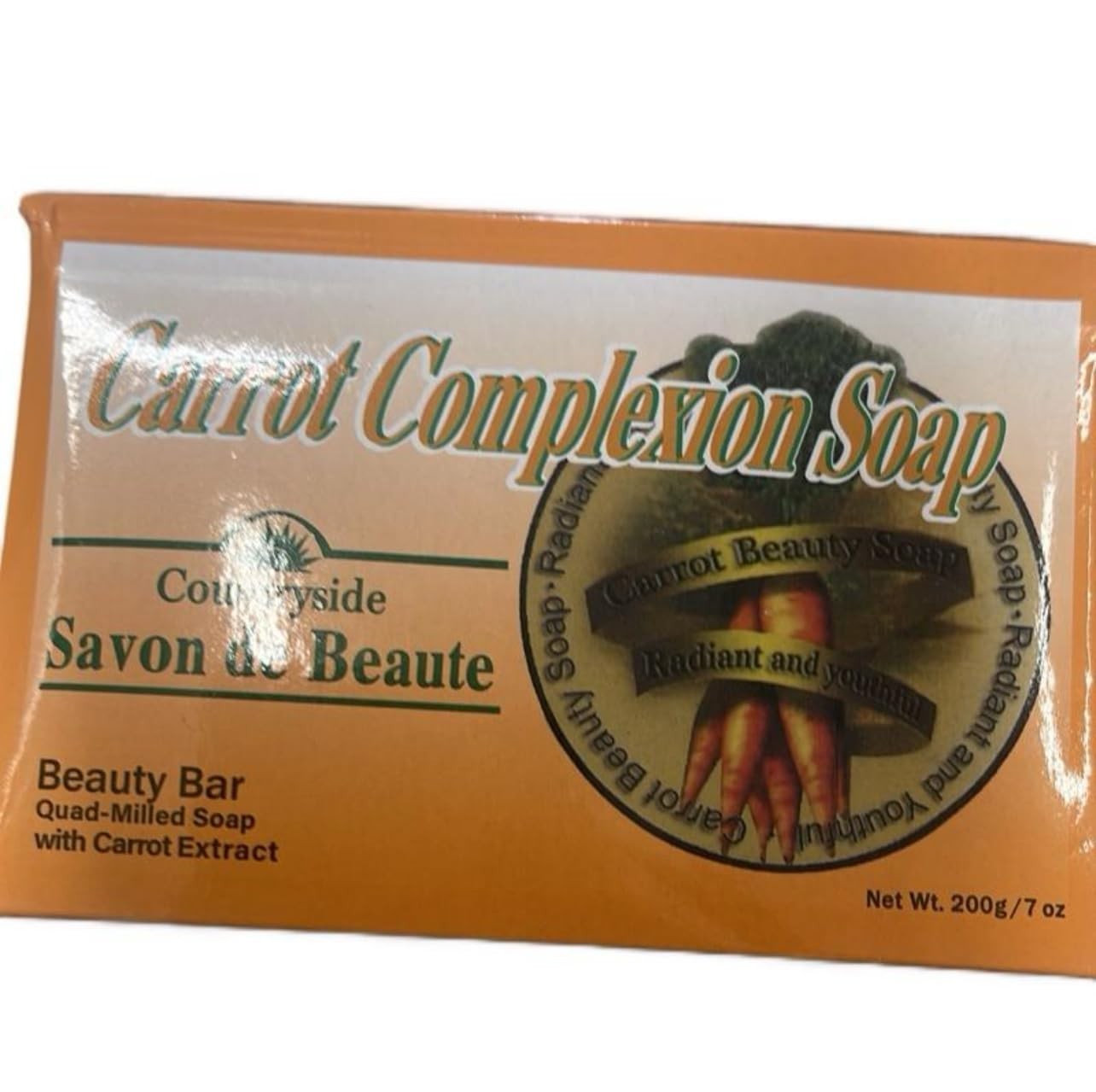 1 DOZEN Carrot Complexion Soap with Carrot Oil 12 BARS 125g Each FREE SHIPPING