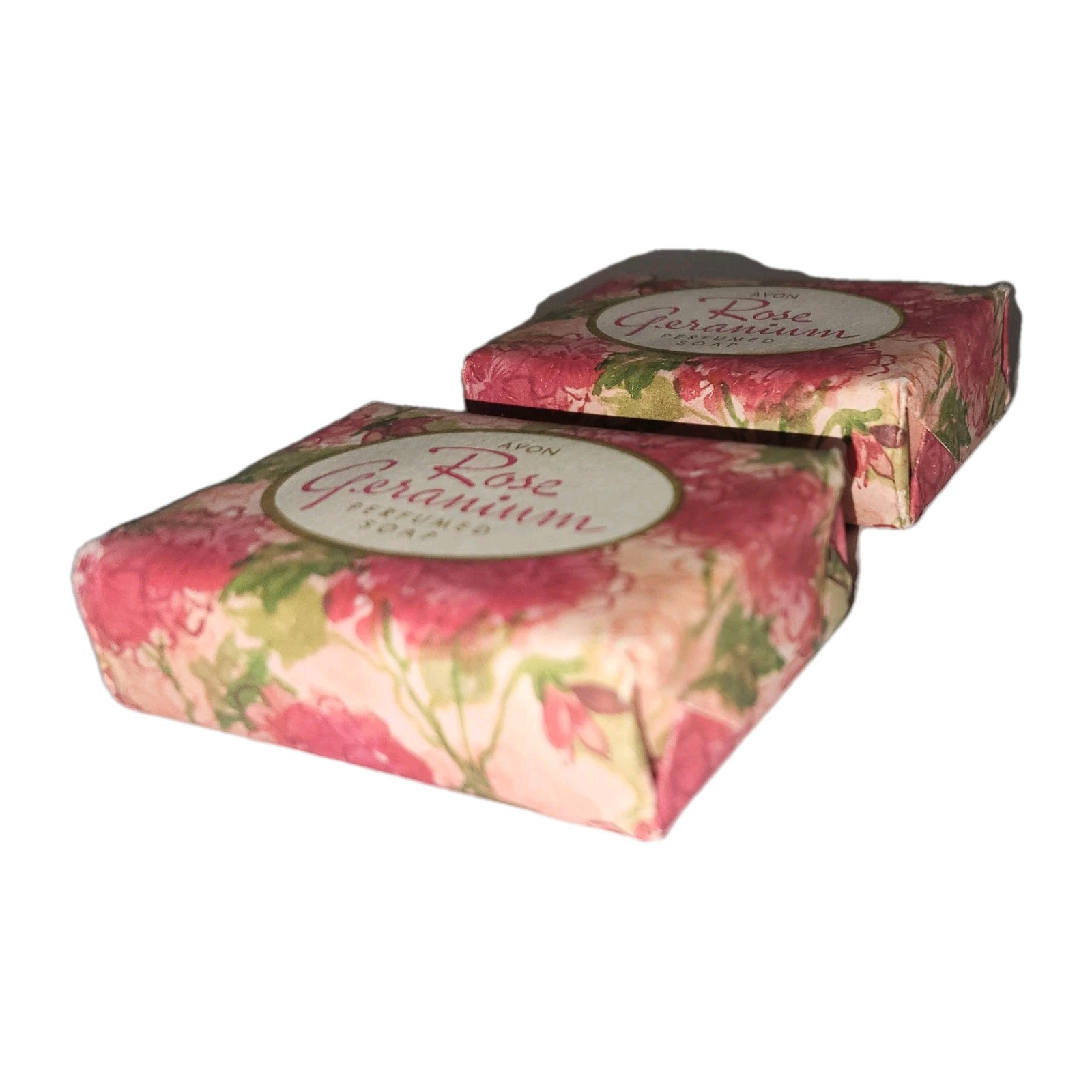 Avon Rose Geranium perfumed bar soap 3 oz – 2 Bars