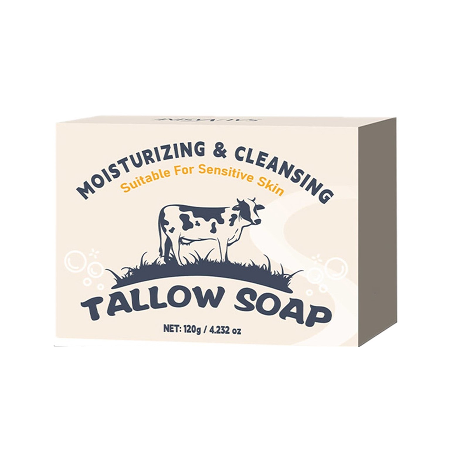 120g Bath Soap Deep Cleaning Body Soap Moisturizing Tallow Soap Oil Control