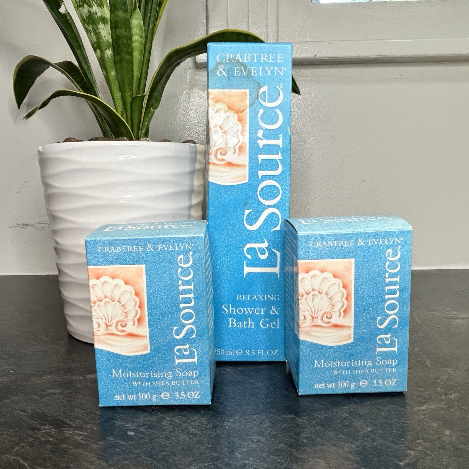 NEW Crabtree & Evelyn Original LA SOURCE Moisturizing Soap Bars & Shower Gel