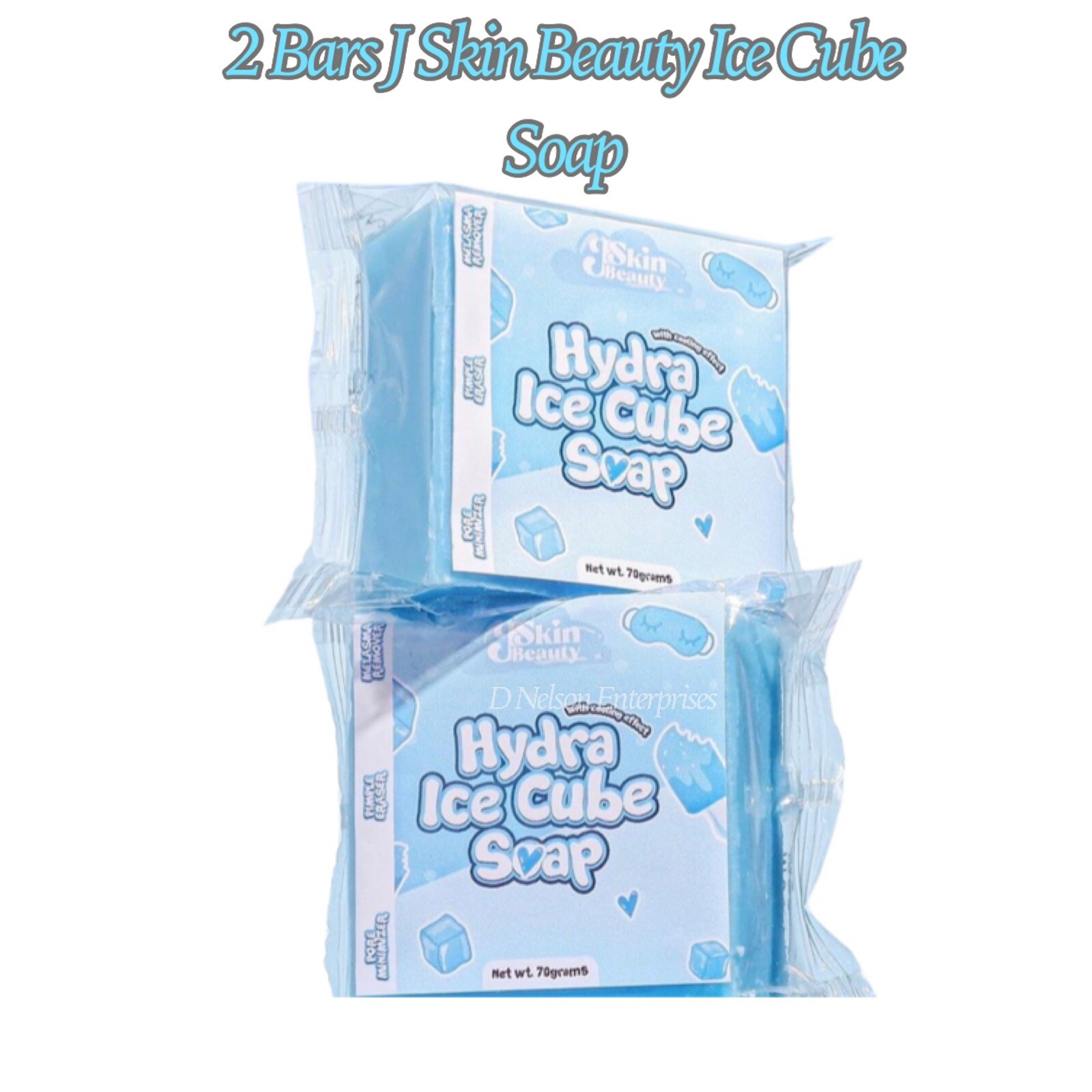 2 Bars J Skin Hydra Ice Cube Soap, 70g Each