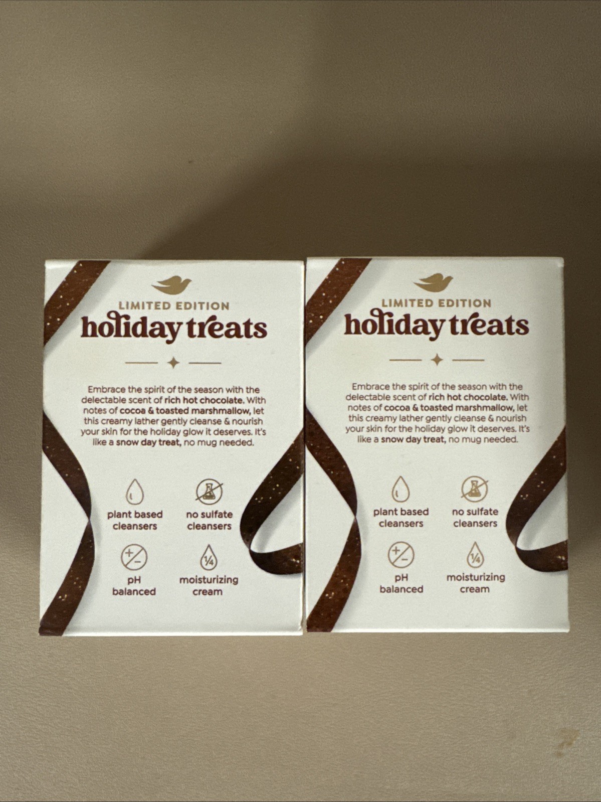 Dove Hot Cocoa Swirl Limited Edition Beauty Bar 5oz ( 2 Bars )