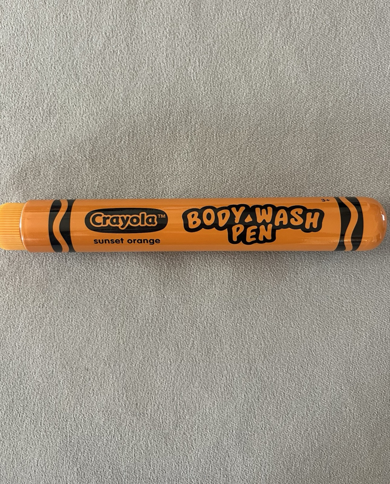 1.9 Oz. Crayola Bathtub Body Wash Pen In Sunset Orange, For Ages 3+, Brand New!