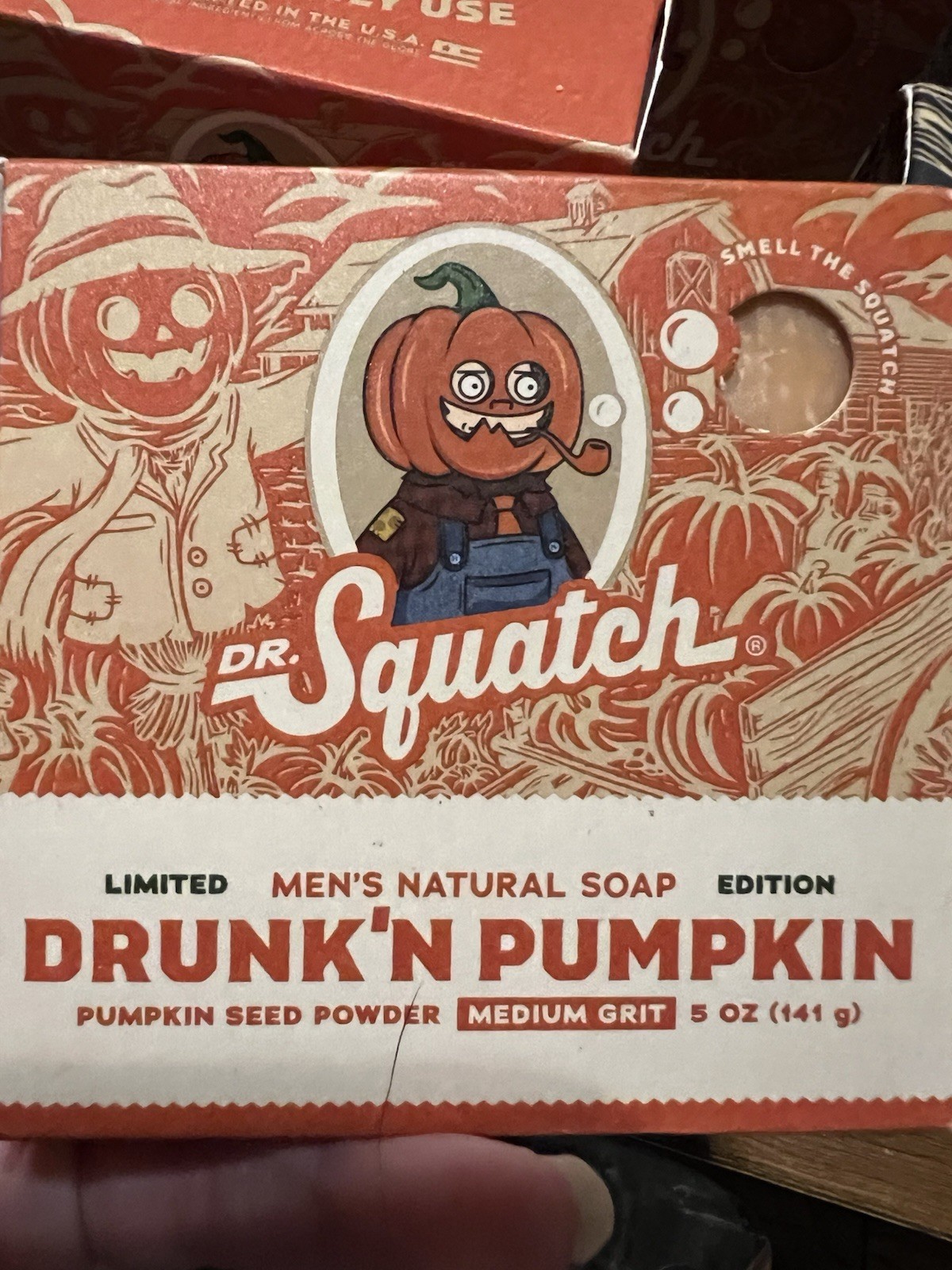 Dr. Squatch Lot of 8 Soaps~Set Of 4 Drunk’n Pumpkin And 4 Headless Rinse