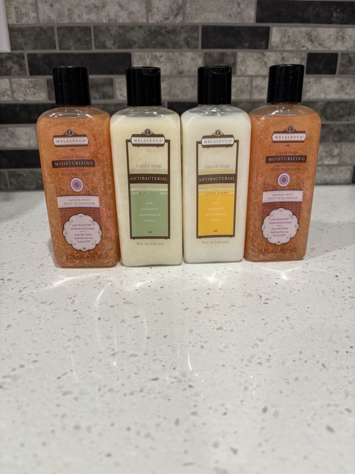 Melaleuca Antibacterial 8oz Liquid Soaps NEW Passion Fruit, Mint, Citrus *READ
