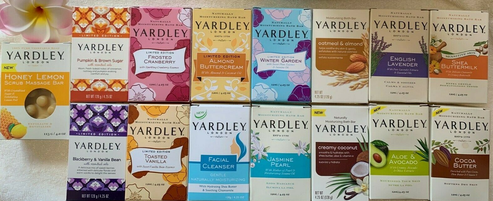 YARDLEY LONDON Moisturizing Bath Bar***chOOsE yOUr scEnt(s)***FULL SIZES~~~NEW