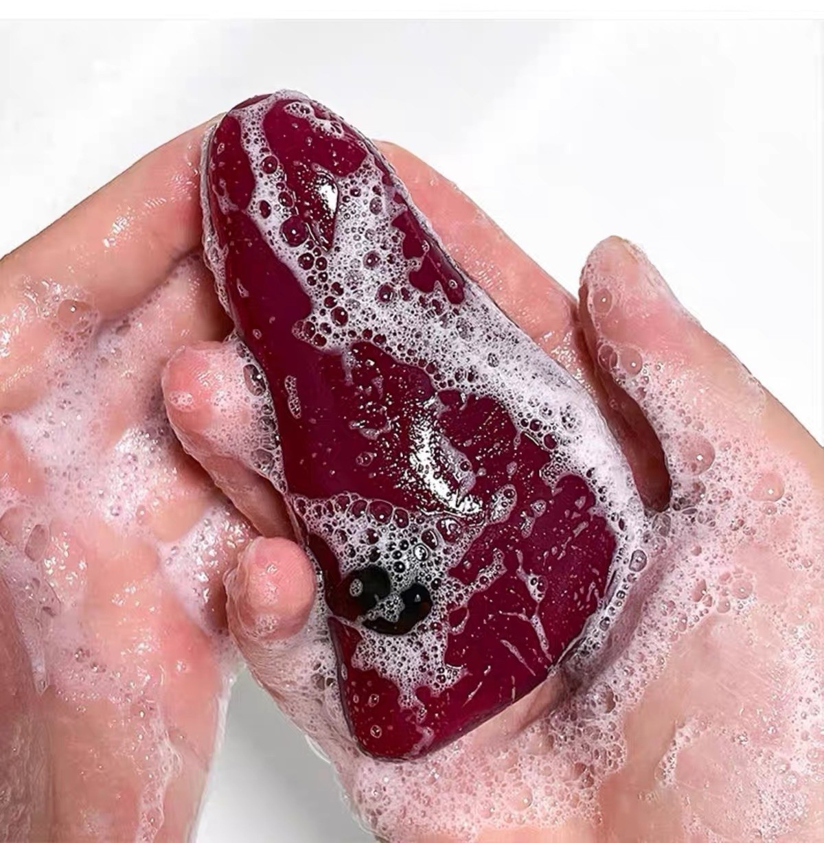 Liver Shaped Soap Pomegranate Scent Funny Gag Gift Handmade Bath Soap