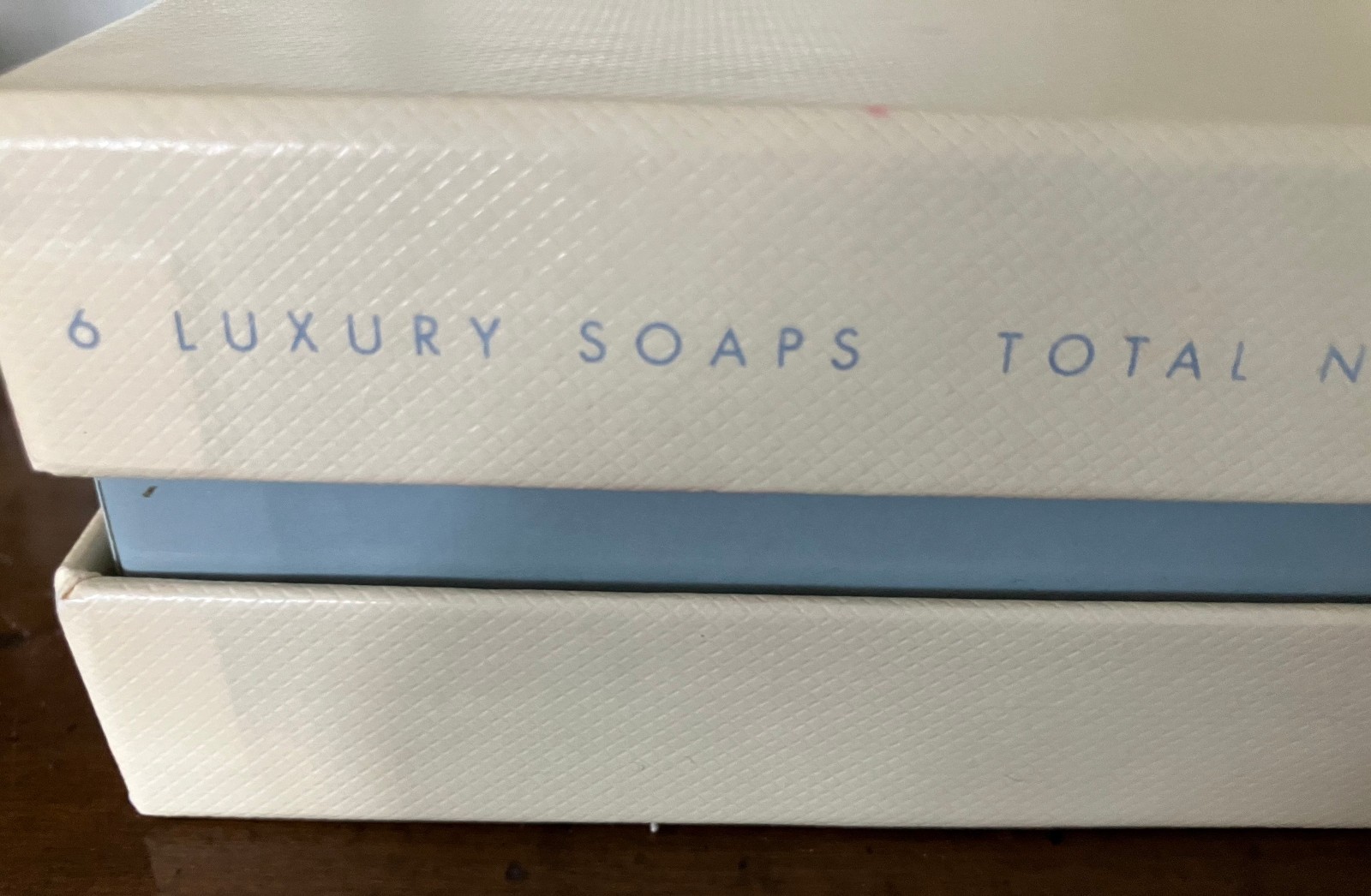 Neiman Marcus Guest Soap Box Set of 6 Earl Grey Oval Bars VINTAGE NOS Soaps NICE