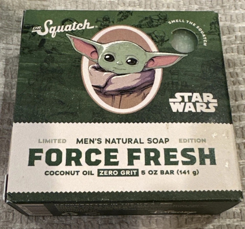 Dr Squatch Star Wars O.G. Mandalorian Set – 1 bar each Beskar Tar & Force Fresh