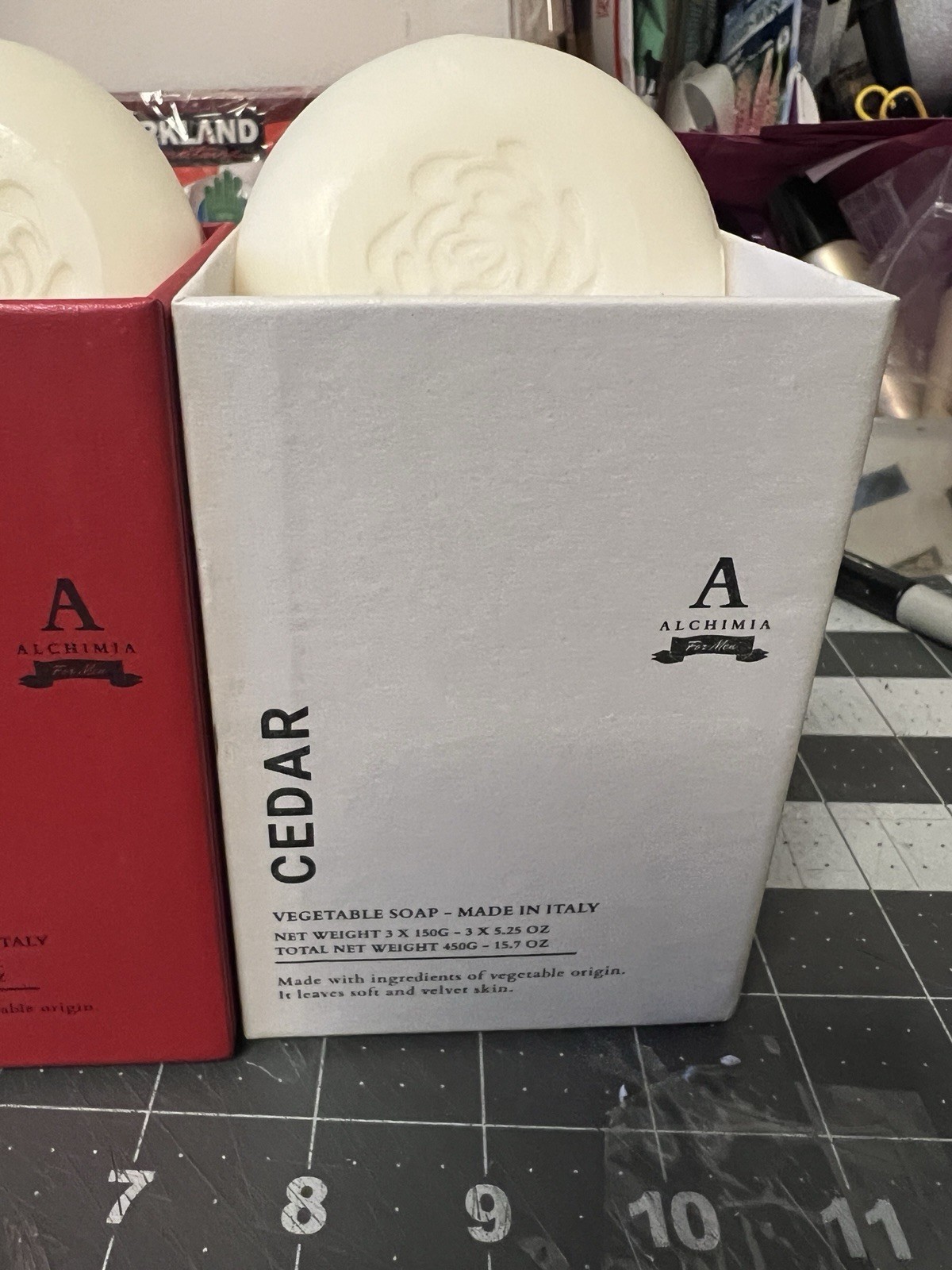 ALCHIMIA | FINE Vegetable Soap | Made in Italy | 3 X 5.25 oz