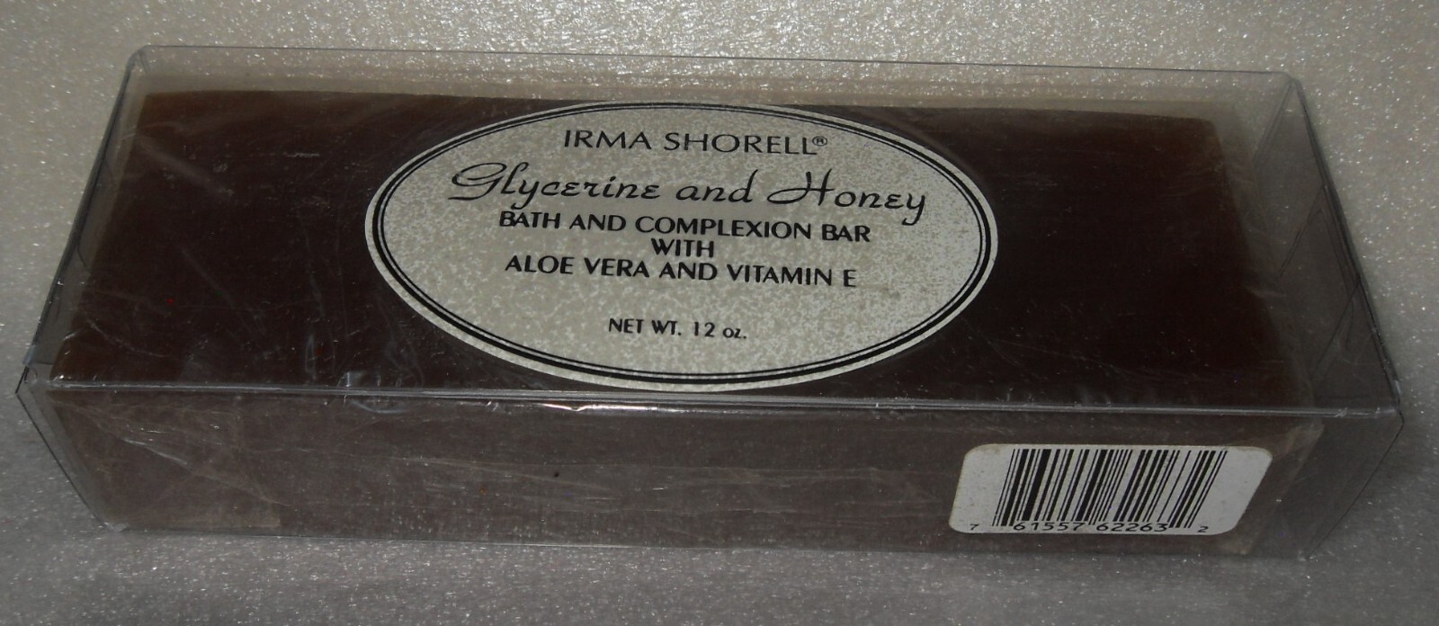 Irma Shorell Glycerine & Honey Bath & Complexion Bar w/ Aloe & Vitamin E 12oz.