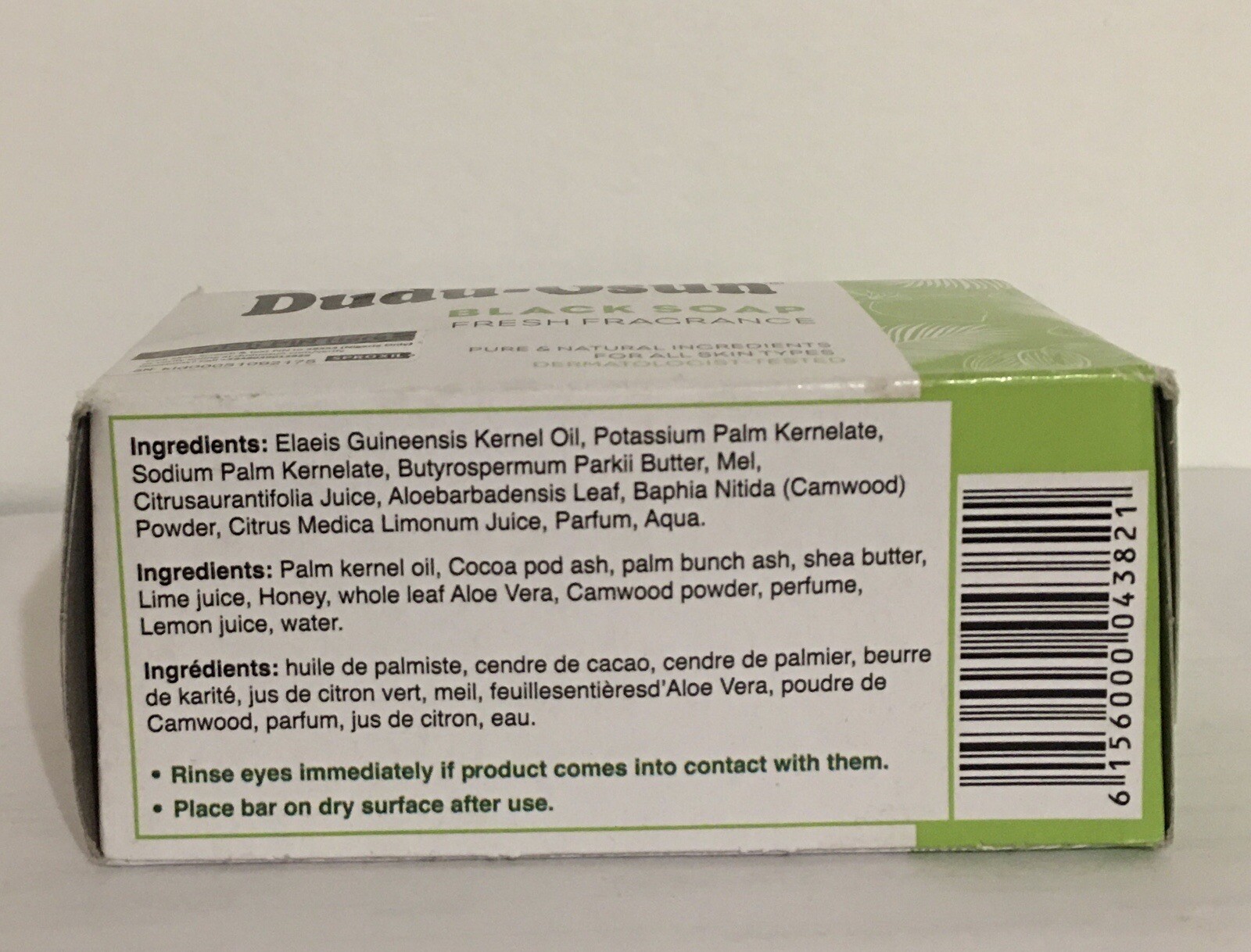 Dudu Osun African Black Soap- Fresh and clean Fragrance Pure & Natural Sealed