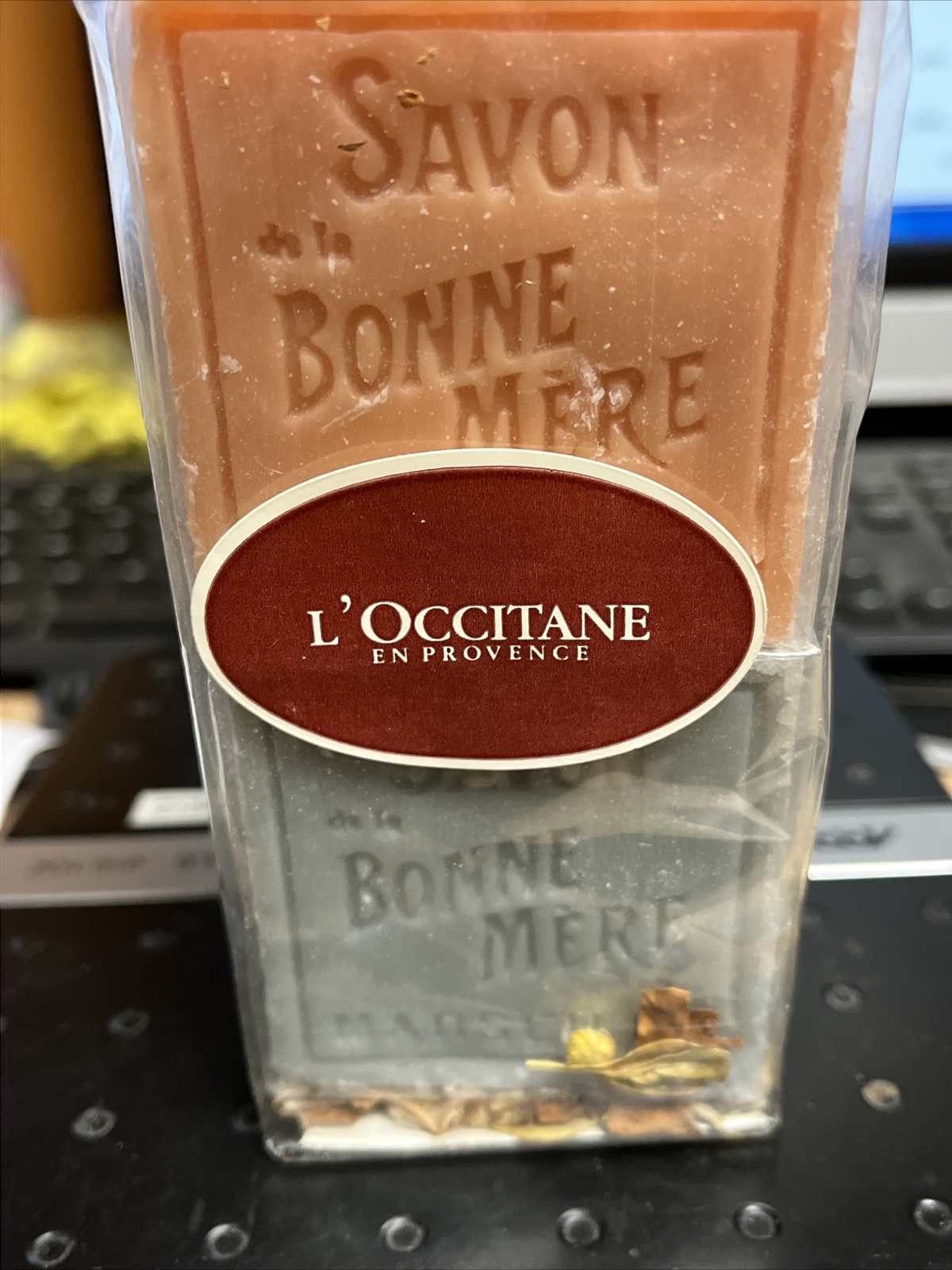 Vintage L’Occitane En Provence Bar Soaps Two 125 Gram Bars New Sealed Bonne Mere