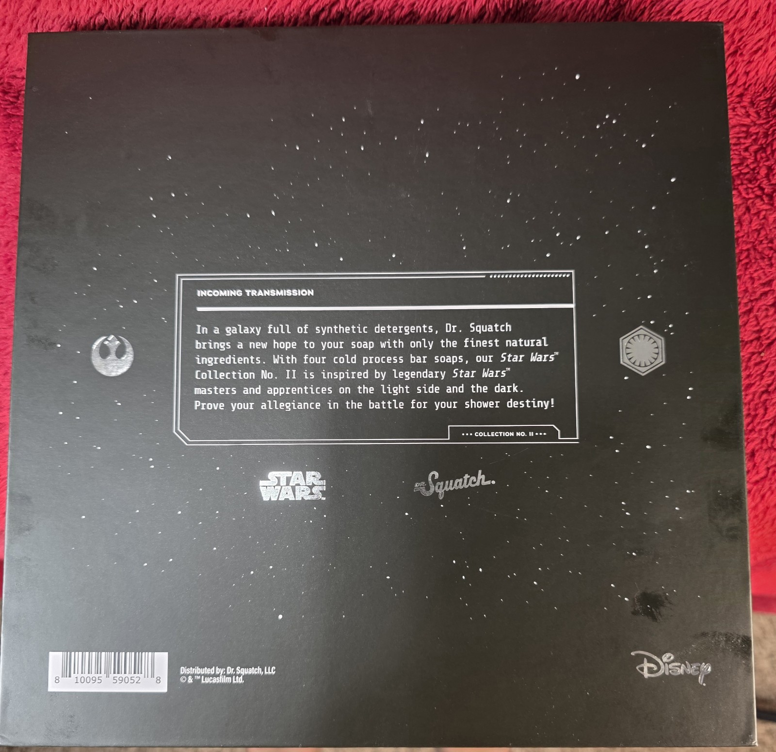 Dr. Squatch Star Wars Collector’s Box Set 4 Bar Soap Limited Edition Disney