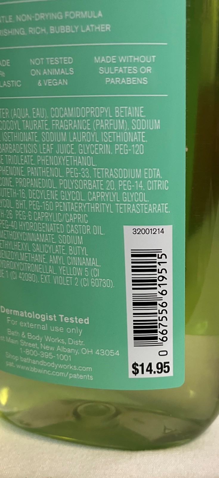 Bath & Body Works Cucumber Melon Body Wash 10 oz BRAND NEW!
