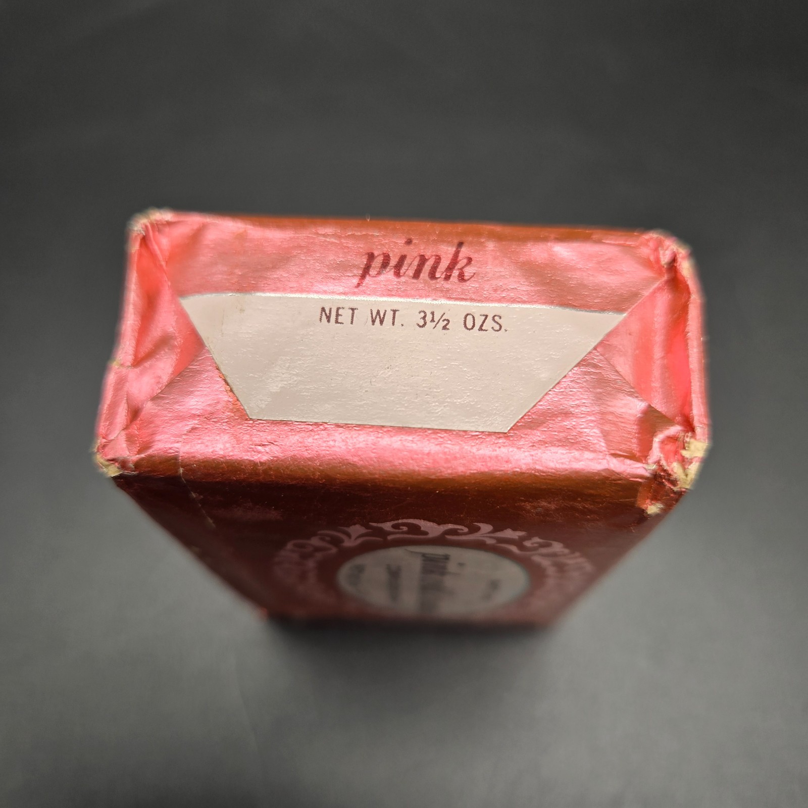 Vintage White King Pink Cold Cream Soap Complexion Bar Los Angeles Soap Co NOS