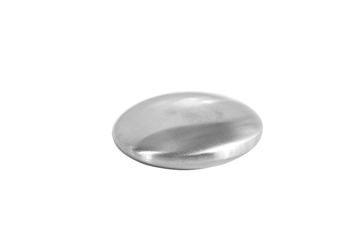 Oval Stainless Steel Fat round Metal Odor Removal Soap Deodorant Large Soap