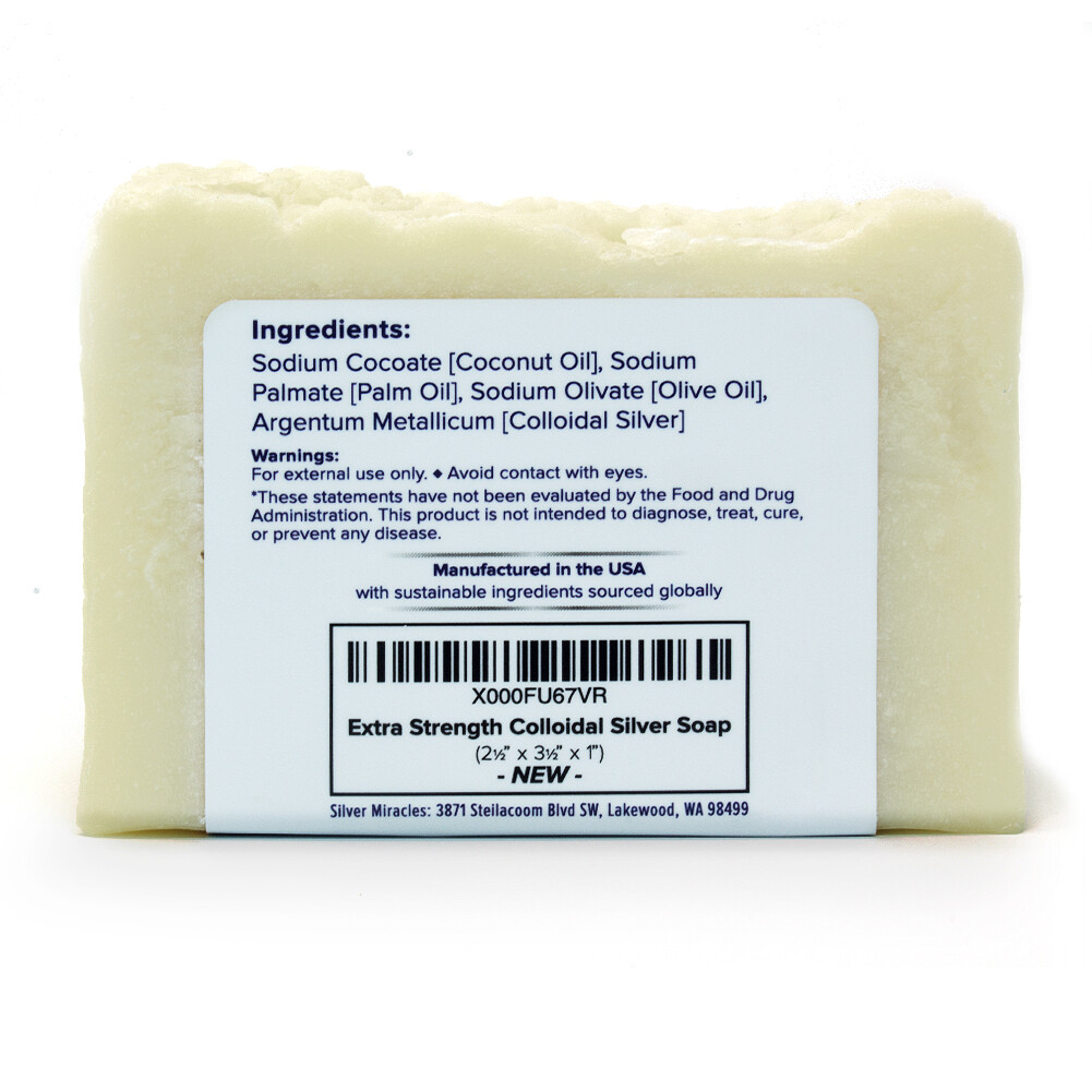 Colloidal Silver Extra Strength Soap MANUFACTURER DIRECT