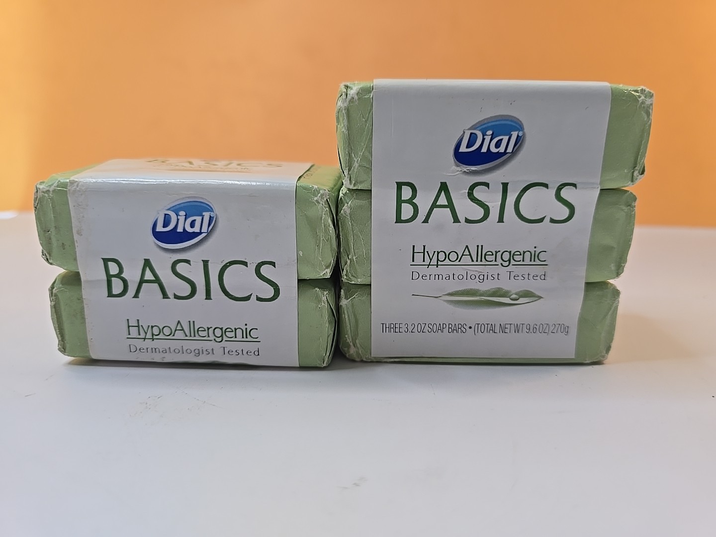 Dial Basics Hypoallergenic Bar Soap Lot Of 5 NEW SEALED Discontinued