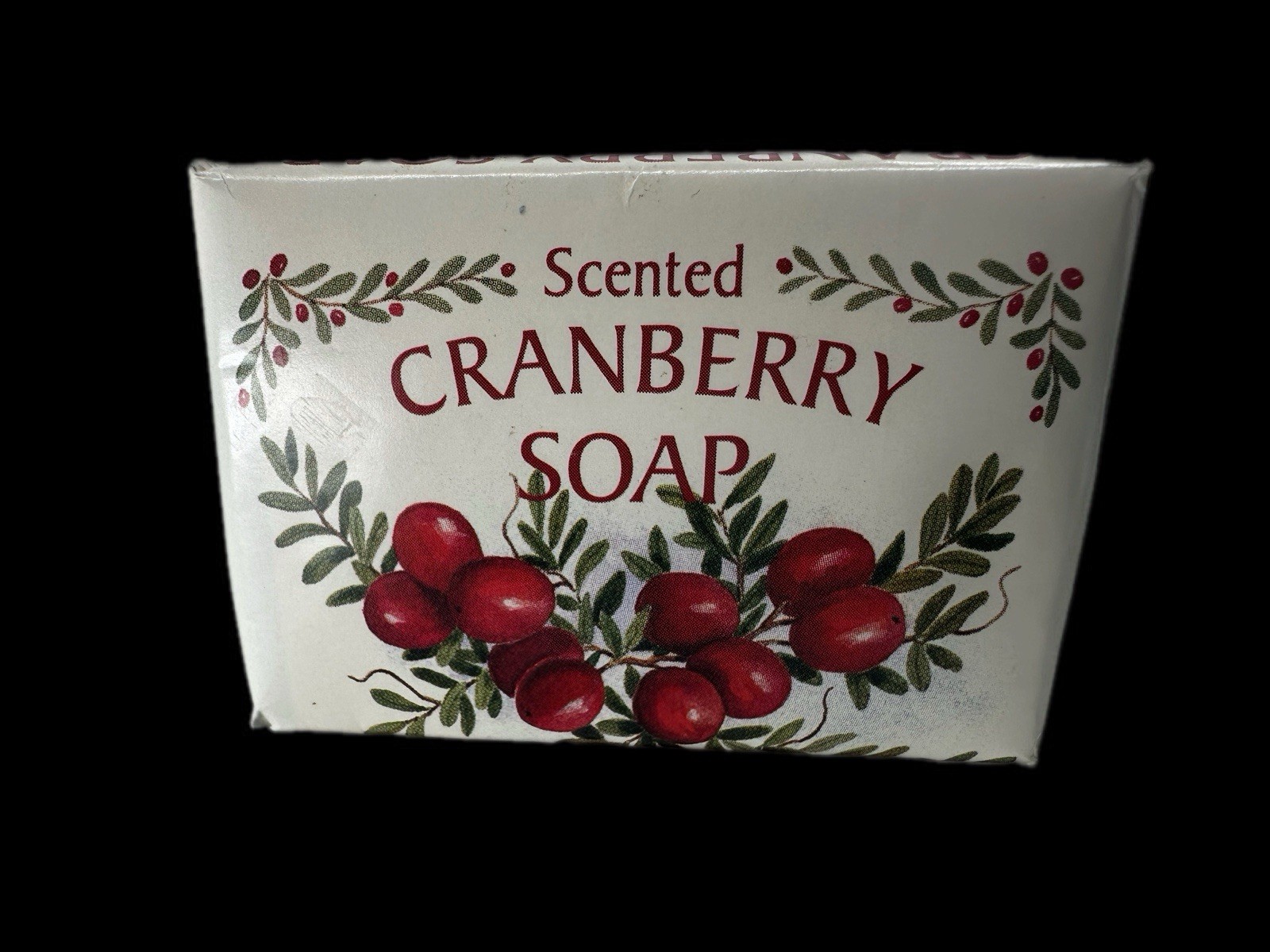 Cape Shore Cranberry Scented Soap Bar 3.25 oz Discontinued Vintage Made in USA