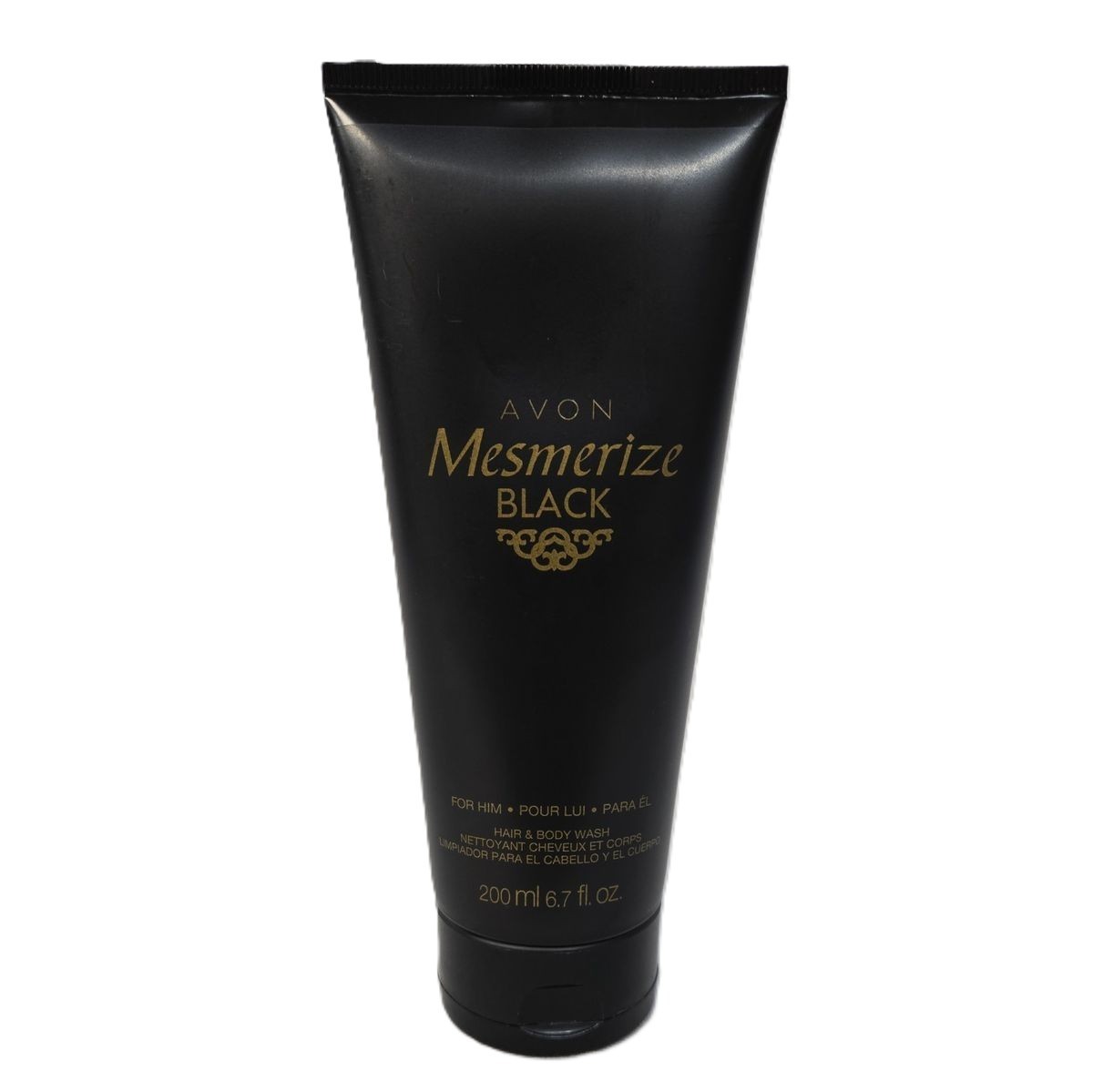 Avon Mesmerize Black for Him Hair & Body Wash 6.7 fl