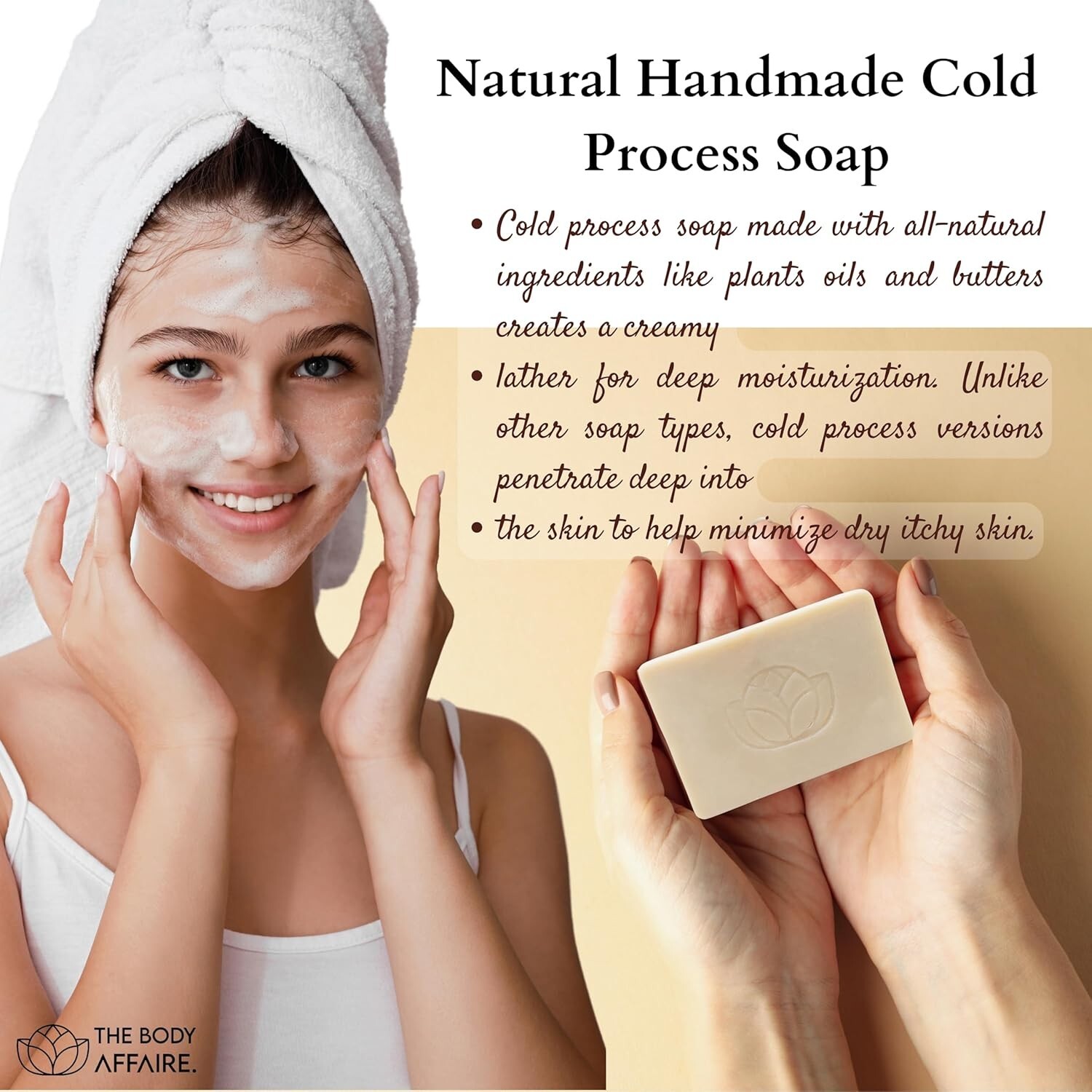 FORGANIK Coconut Handmade Cold Process Soap by The Body Affaire For Men & Women