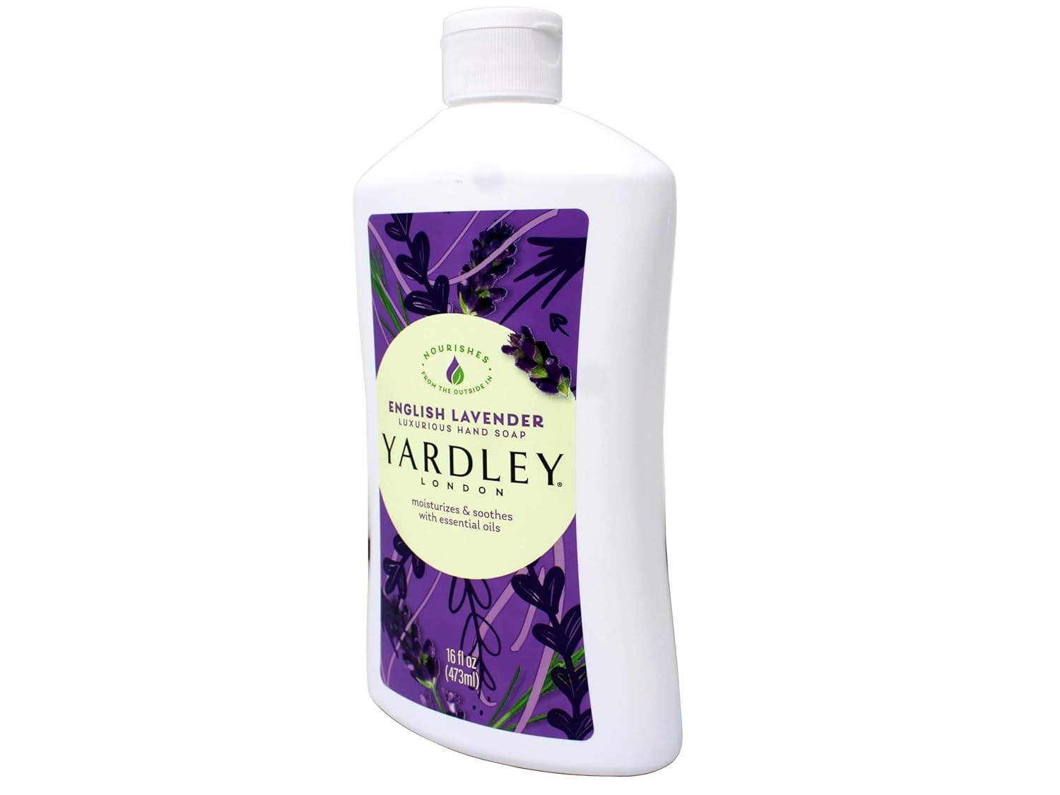 Yardley London Liquid Hand Soap – English Lavender – 16 Fl Oz (Pack of 2)