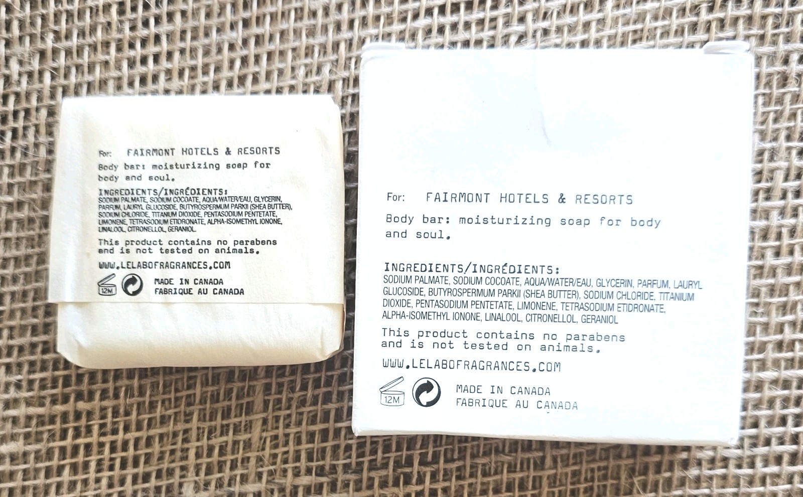 Le Labo Rose 31 -2 Body Bar Soaps 1 – 2oz, 1- 1.4oz