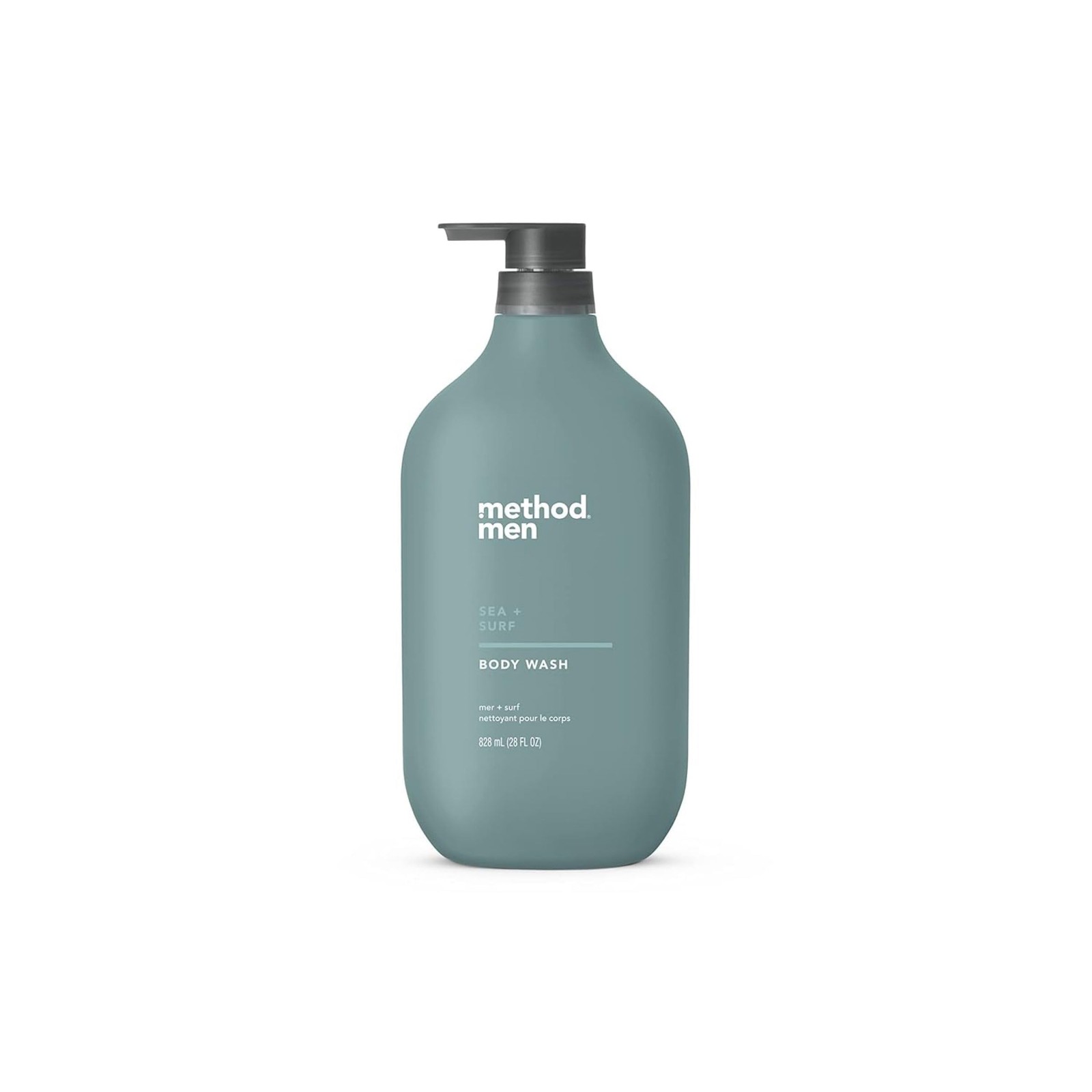 Method Men Body Wash, Sea and Surf Scent, Paraben 28 Fl Oz (Pack of 1), White