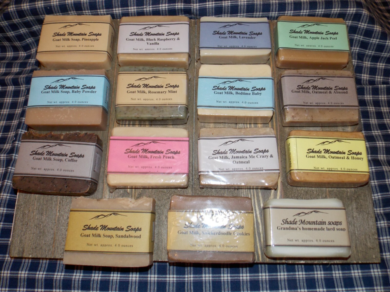 Goat Milk Soap Homemade / Handmade Moisturizing – 4 oz bar – Baby Powder
