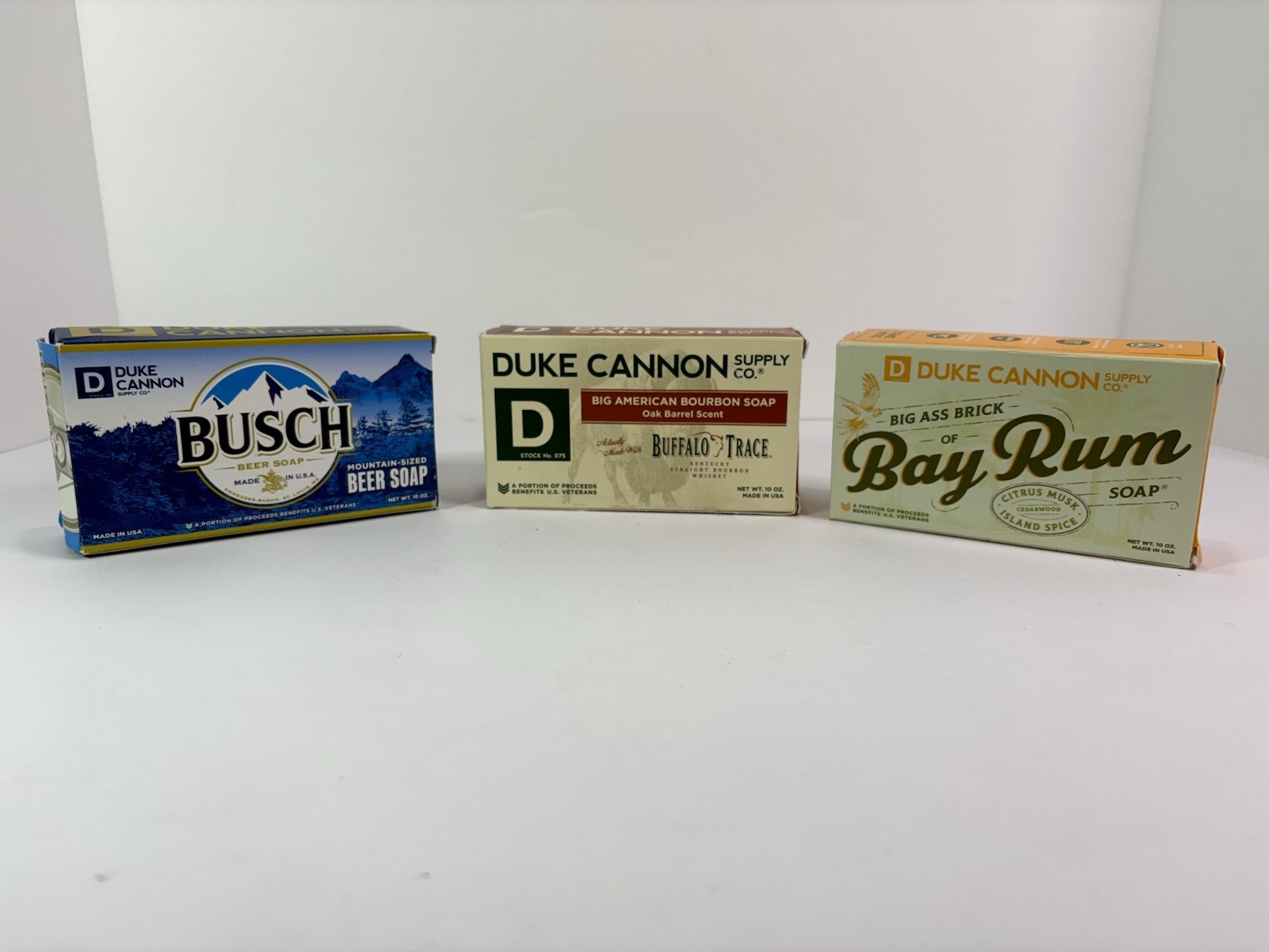 Duke Cannon Big A** Brick Bay Rum/Busch Beer/Buffalo Trace 10oz Mountain Sz Soap